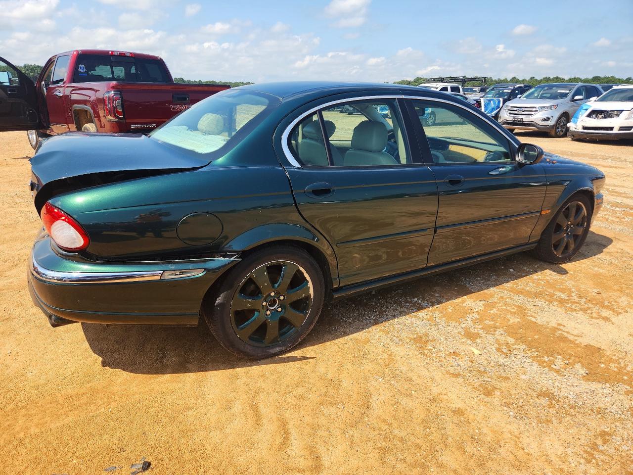 2004 Jaguar X-type 3.0 Green vin: SAJEA51C64WD80901