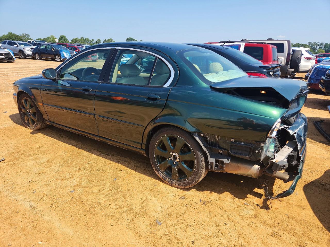 2004 Jaguar X-type 3.0 Green vin: SAJEA51C64WD80901