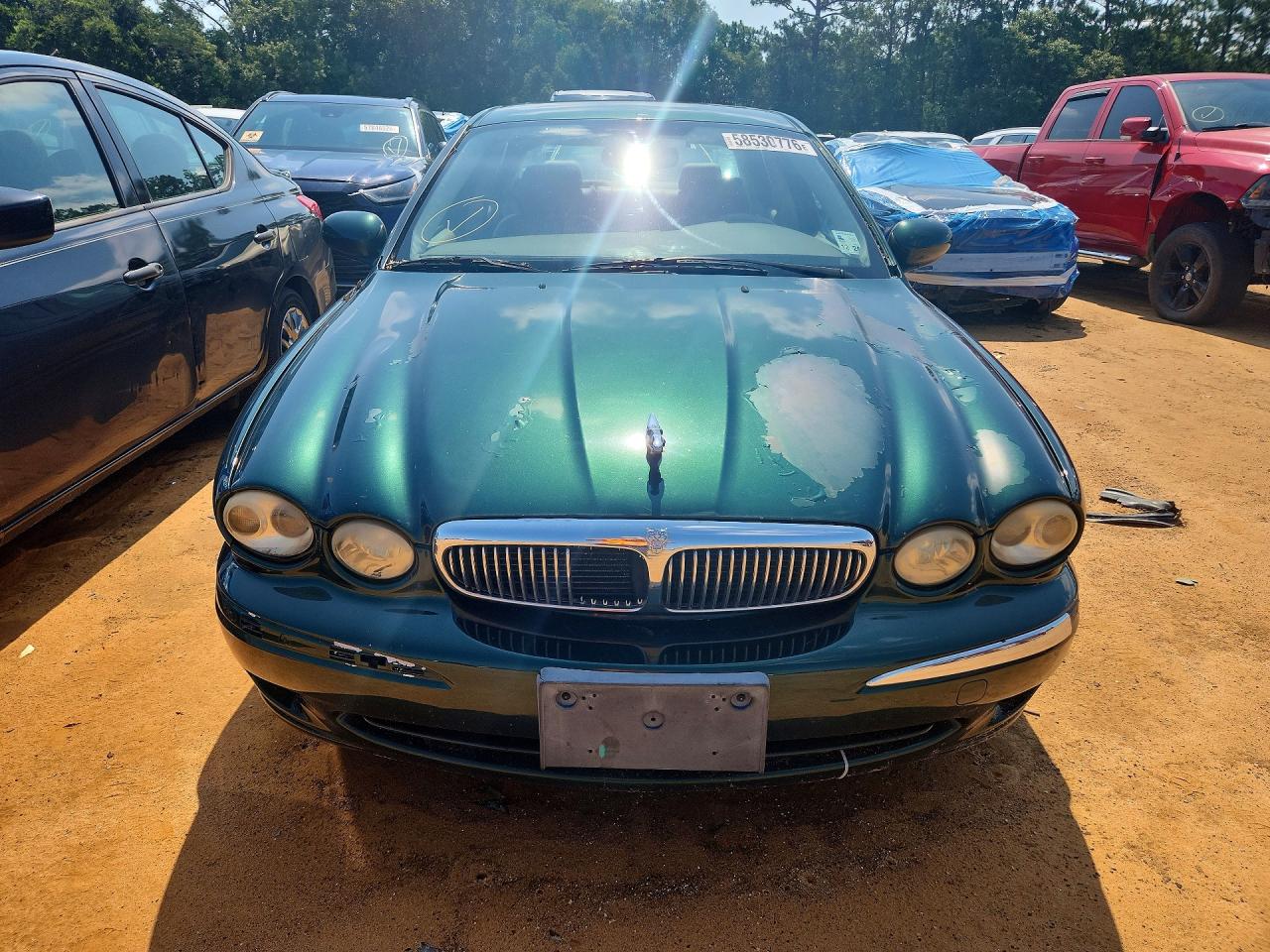 2004 Jaguar X-type 3.0 Green vin: SAJEA51C64WD80901