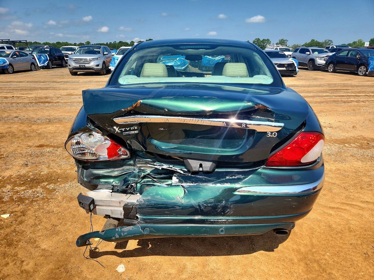 2004 Jaguar X-type 3.0 Green vin: SAJEA51C64WD80901