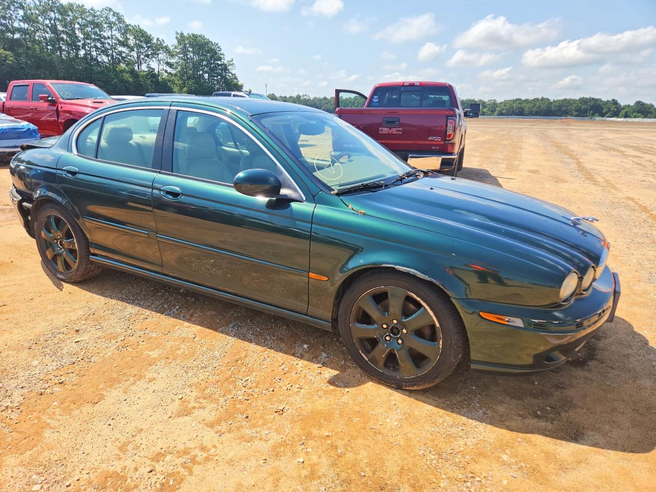 2004 Jaguar X-type 3.0 Green vin: SAJEA51C64WD80901