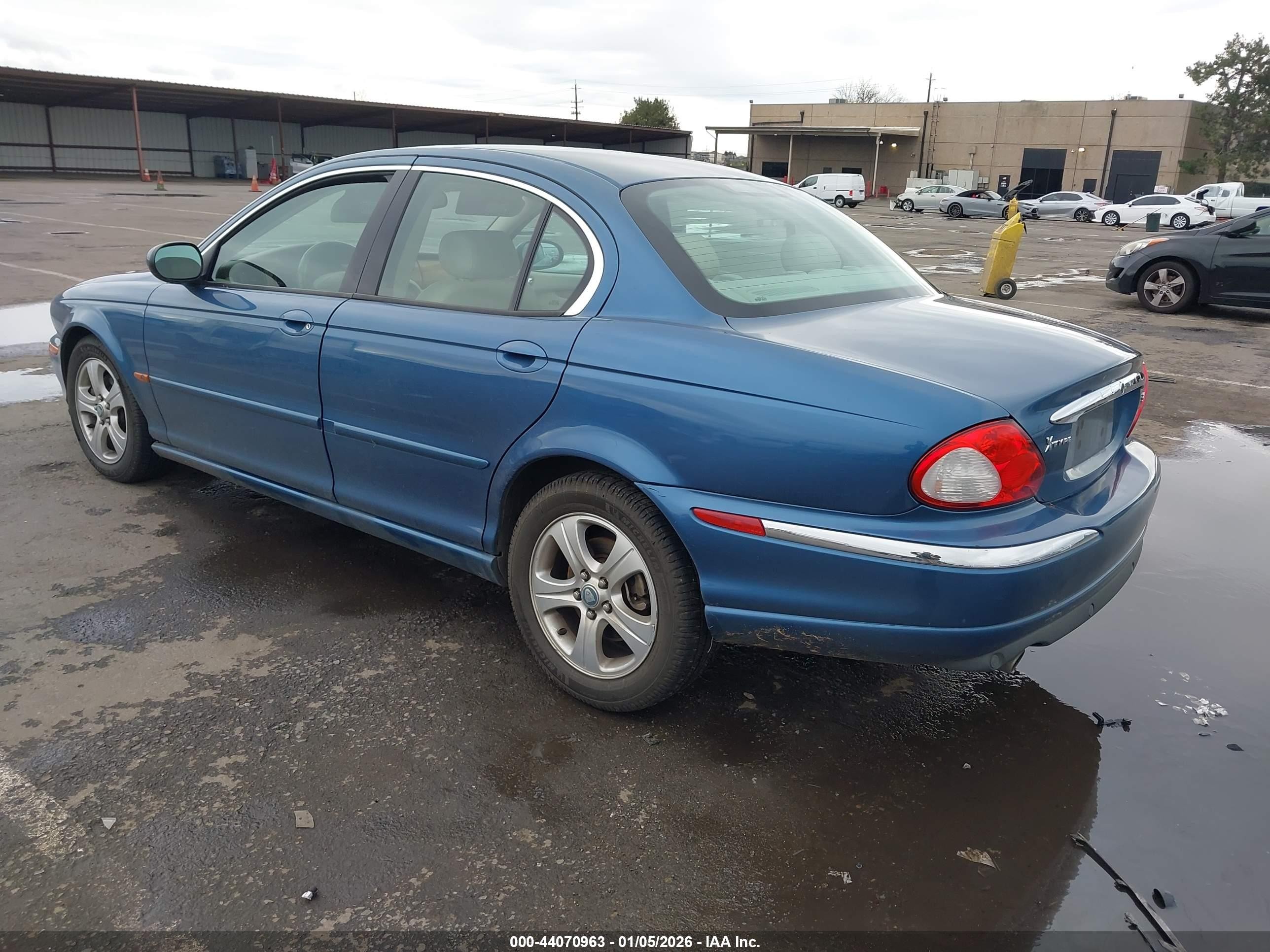 2002 Jaguar X-type 3.0l Blue vin: SAJEA51C72WC46671