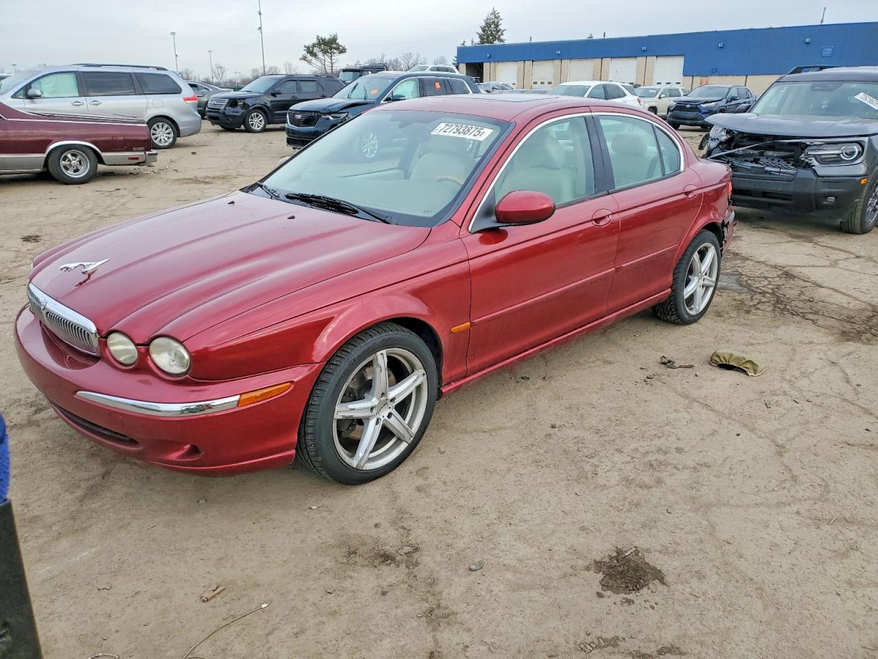 2004 Jaguar X-type 3.0 Red vin: SAJEA51C74WD68143