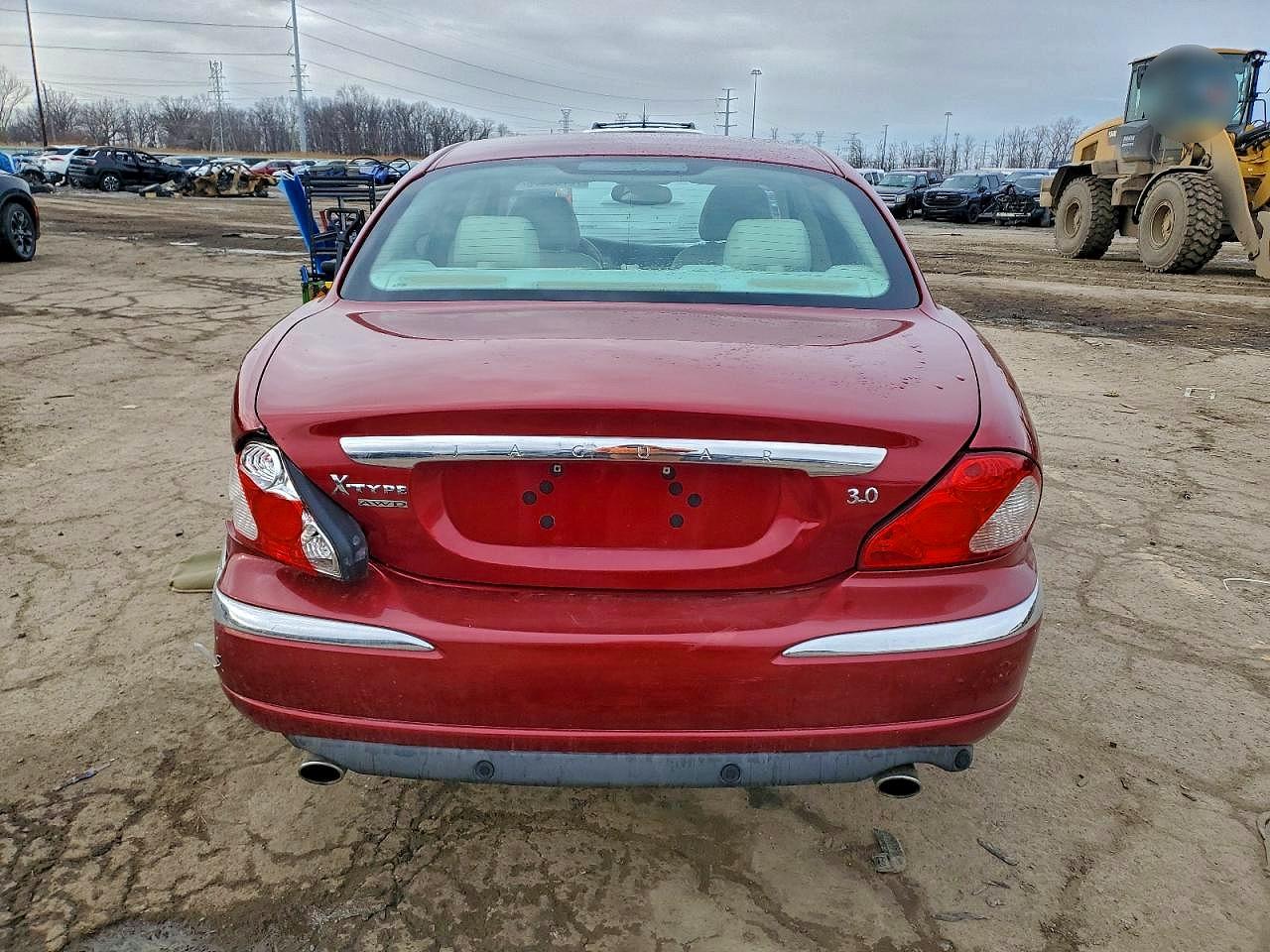 2004 Jaguar X-type 3.0 Red vin: SAJEA51C74WD68143