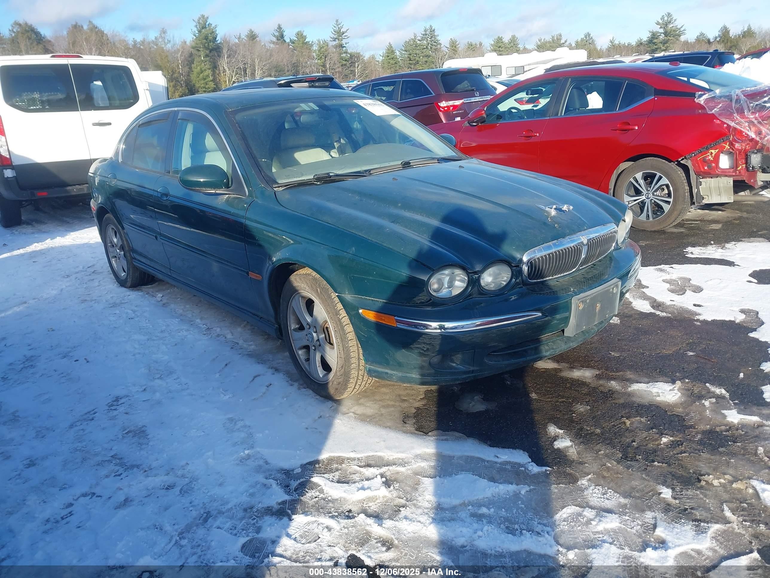 2002 Jaguar X-type 3.0l Green vin: SAJEA51C82WC06714
