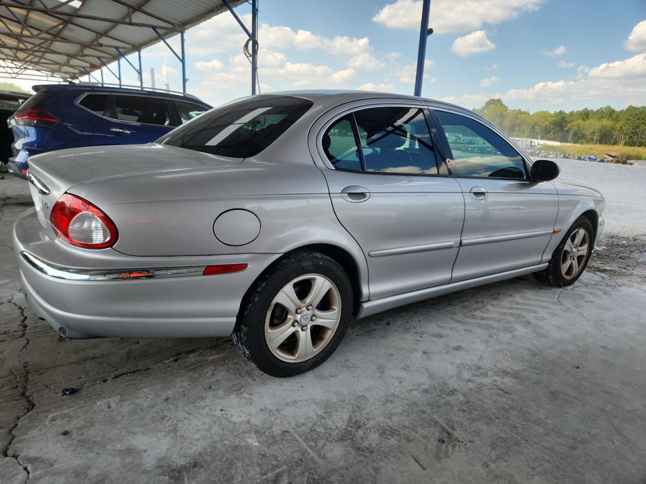 2002 Jaguar X-type 3.0 Silver vin: SAJEA51C82WC40183