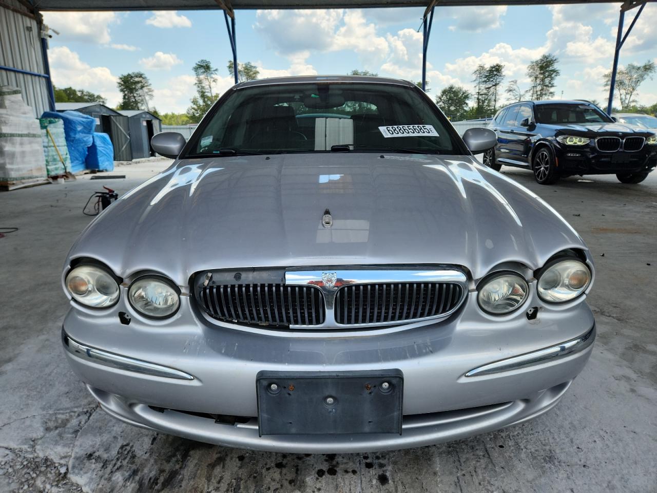 2002 Jaguar X-type 3.0 Silver vin: SAJEA51C82WC40183