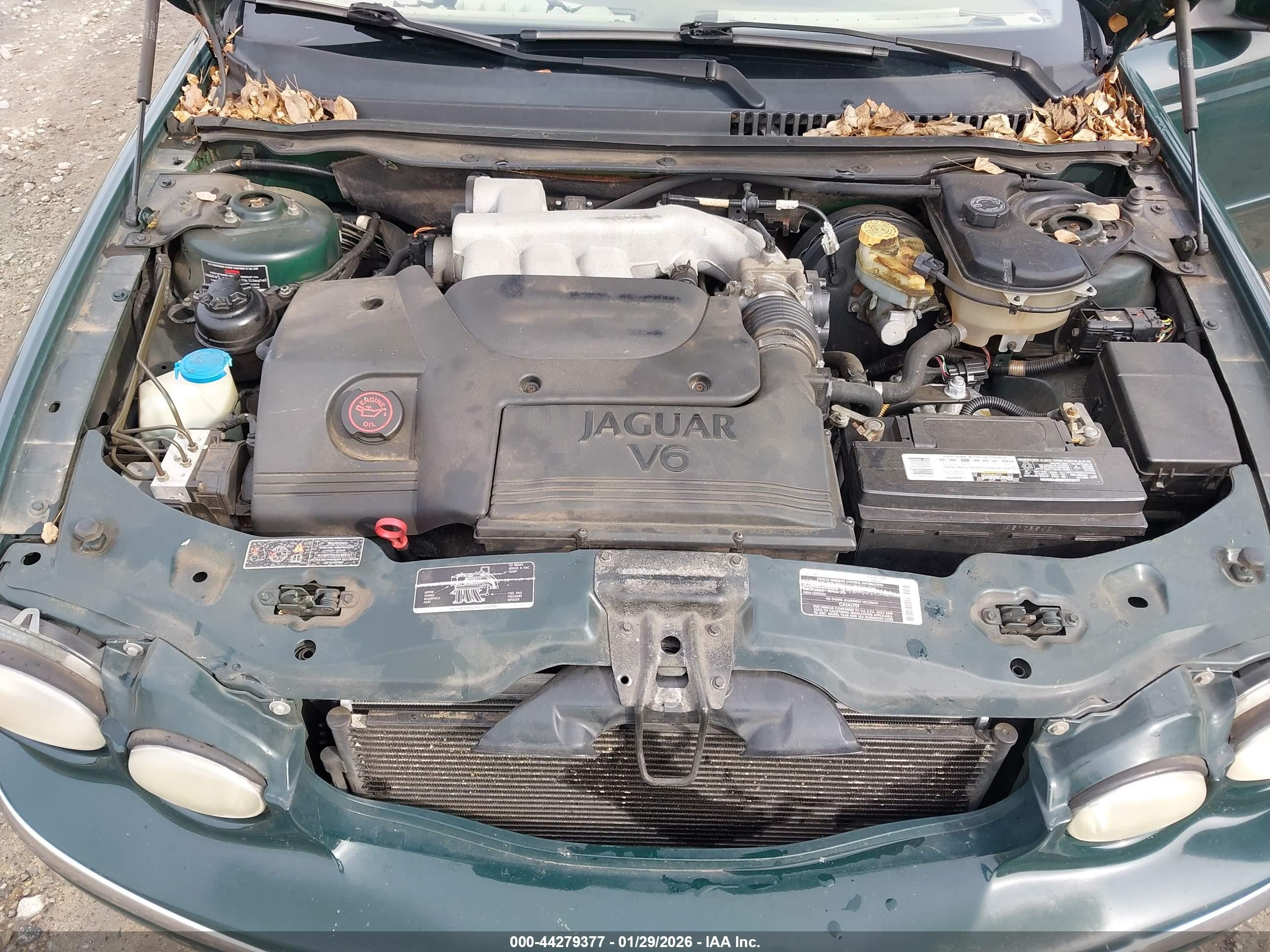 2002 Jaguar X-type 3.0l Зеленый vin: SAJEA51C92WC12120