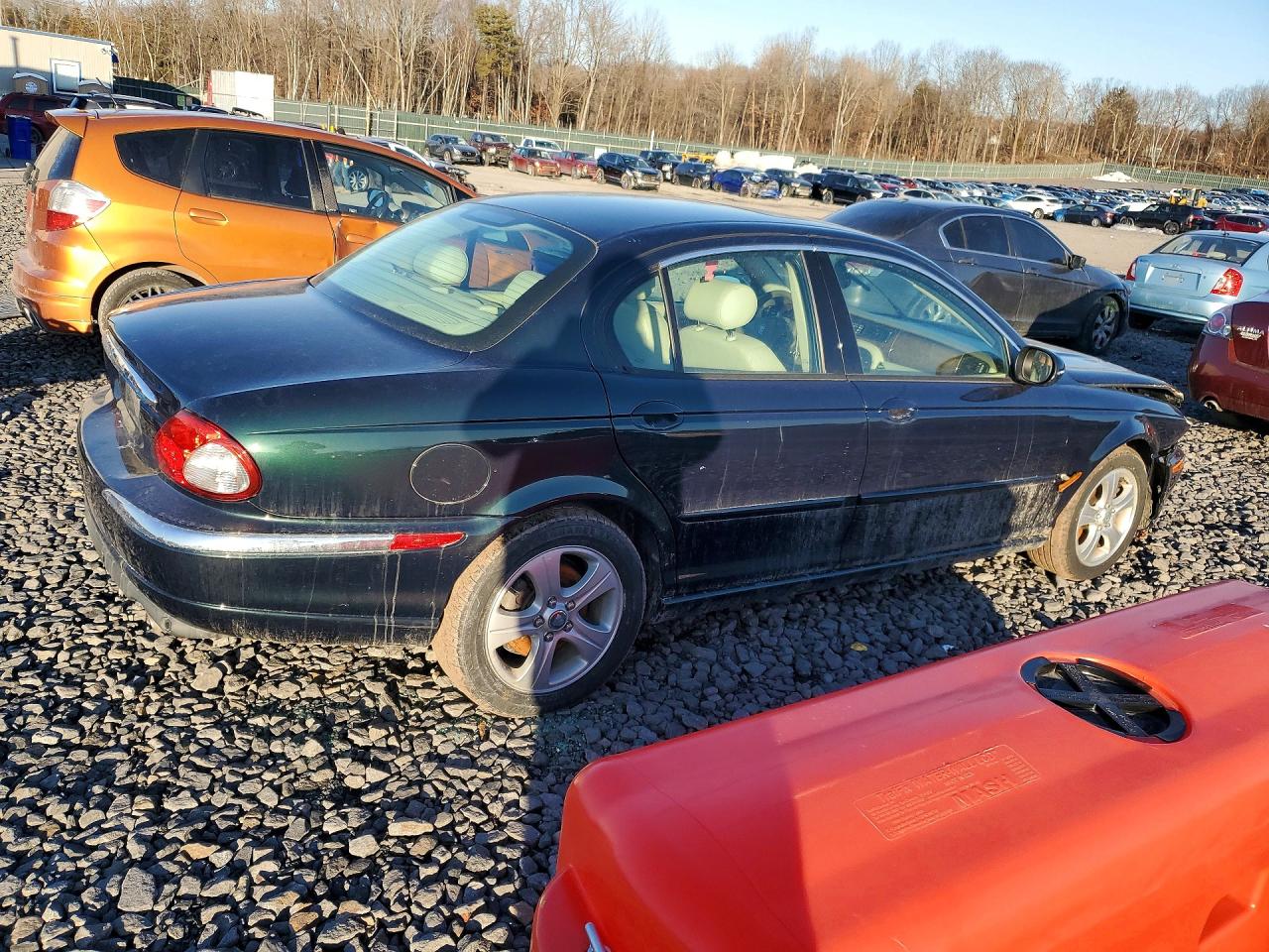 2002 Jaguar X-type 3.0 Green vin: SAJEA51C92WC40080