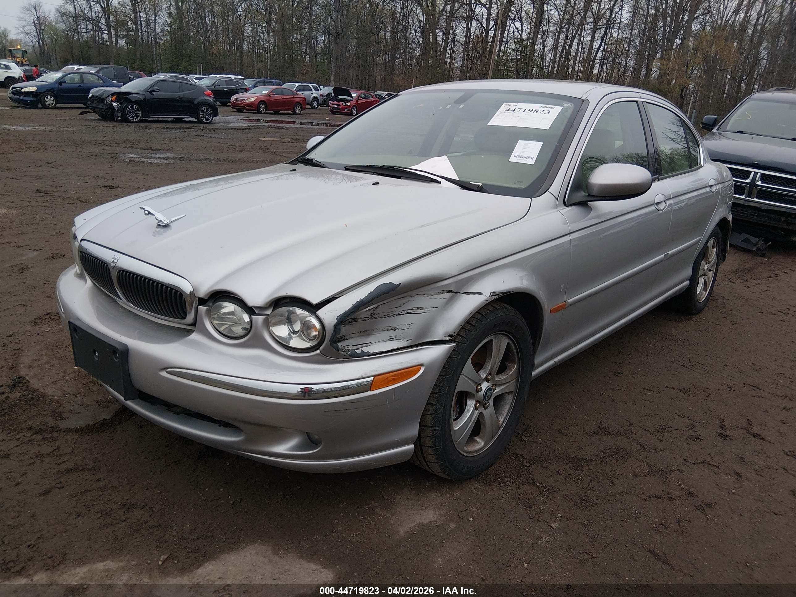 2002 Jaguar X-type 3.0l Gray vin: SAJEA51CX2WC12384