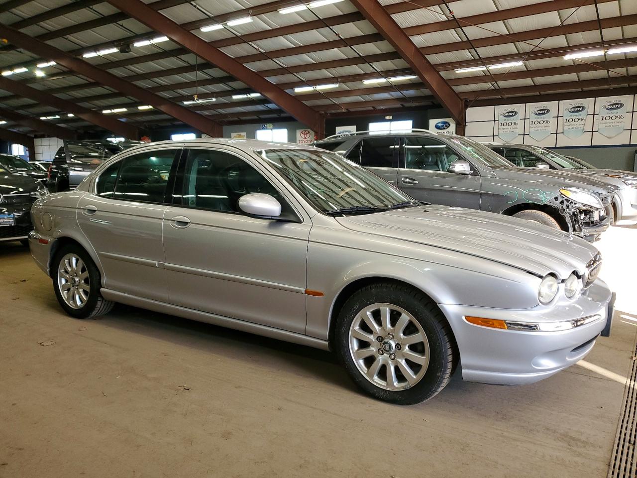 2003 Jaguar X-type Серебряный vin: SAJEA51D03XD06519