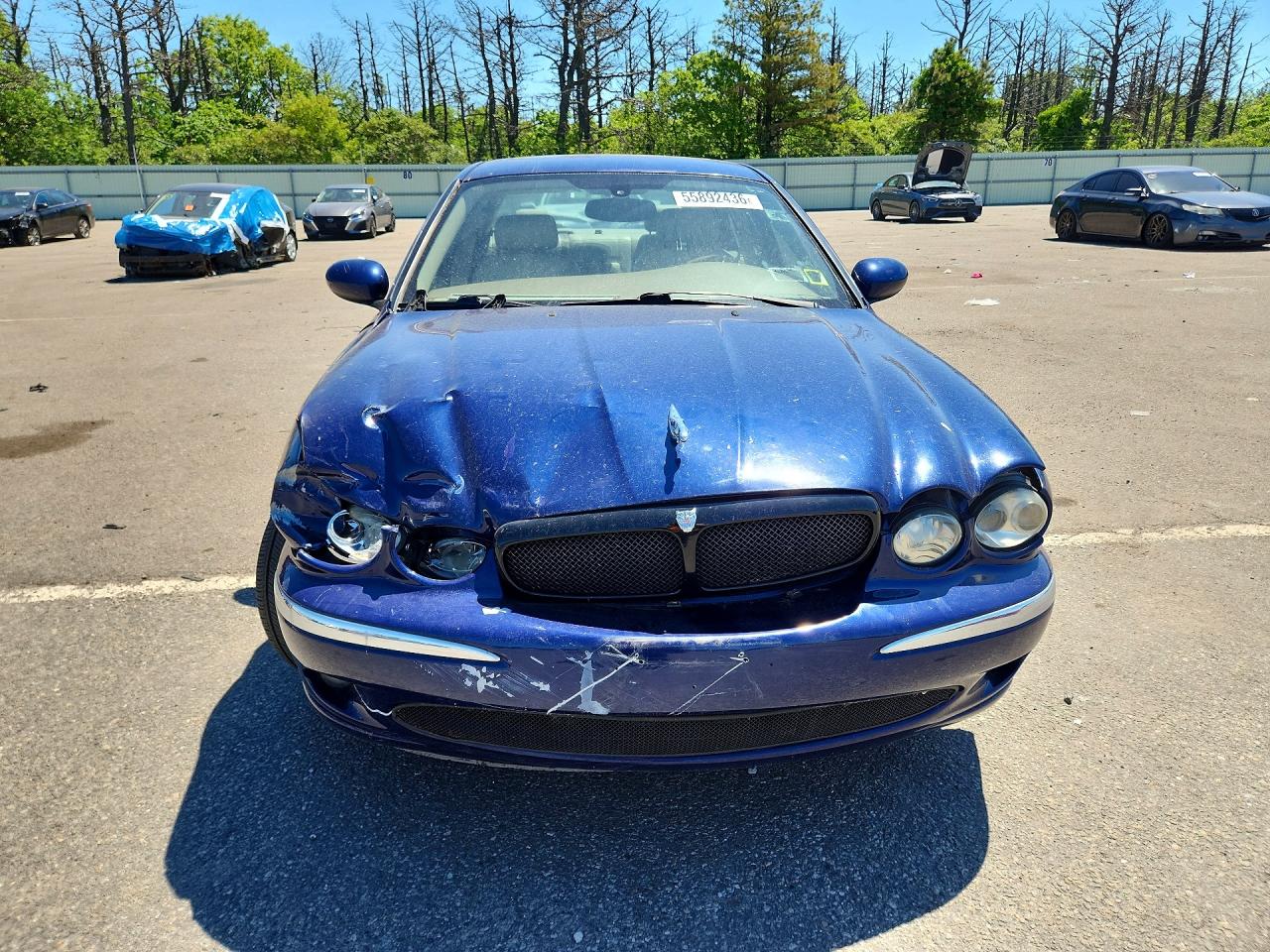 2002 Jaguar X-type 2.5 Blue vin: SAJEA51D22XC40537