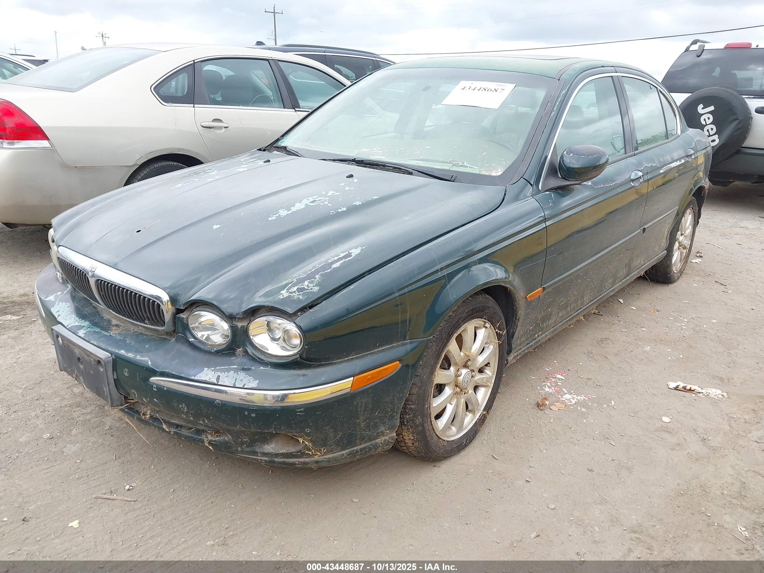 2002 Jaguar X-type 2.5l Green vin: SAJEA51D42XC85124