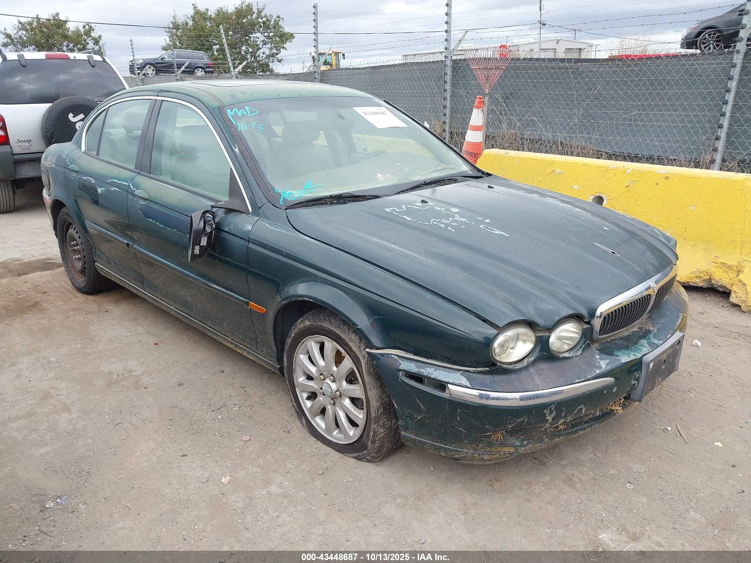 2002 Jaguar X-type 2.5l Green vin: SAJEA51D42XC85124