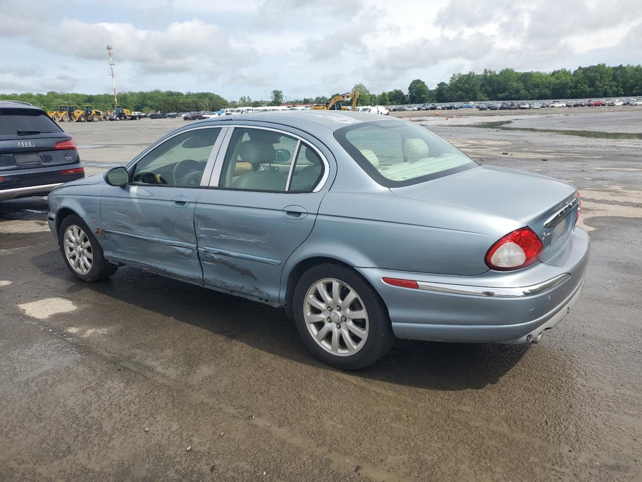 2003 Jaguar X-type 2.5 Синий vin: SAJEA51D43XD22321