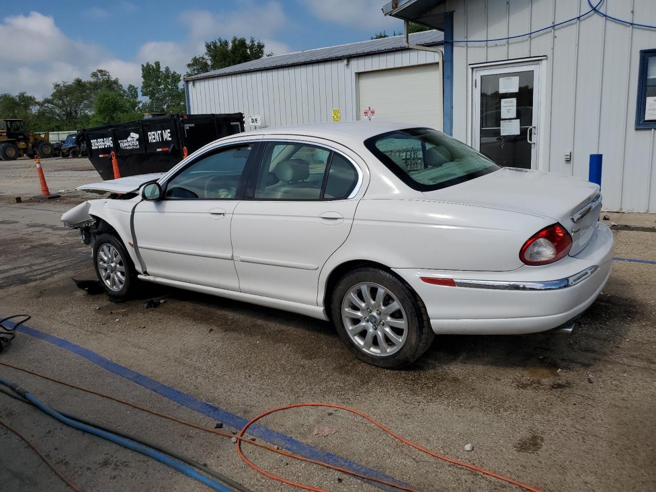 2002 Jaguar X-type 2.5 White vin: SAJEA51D52XC65366