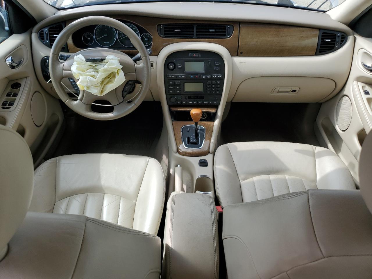 2002 Jaguar X-type 2.5 White vin: SAJEA51D52XC65366