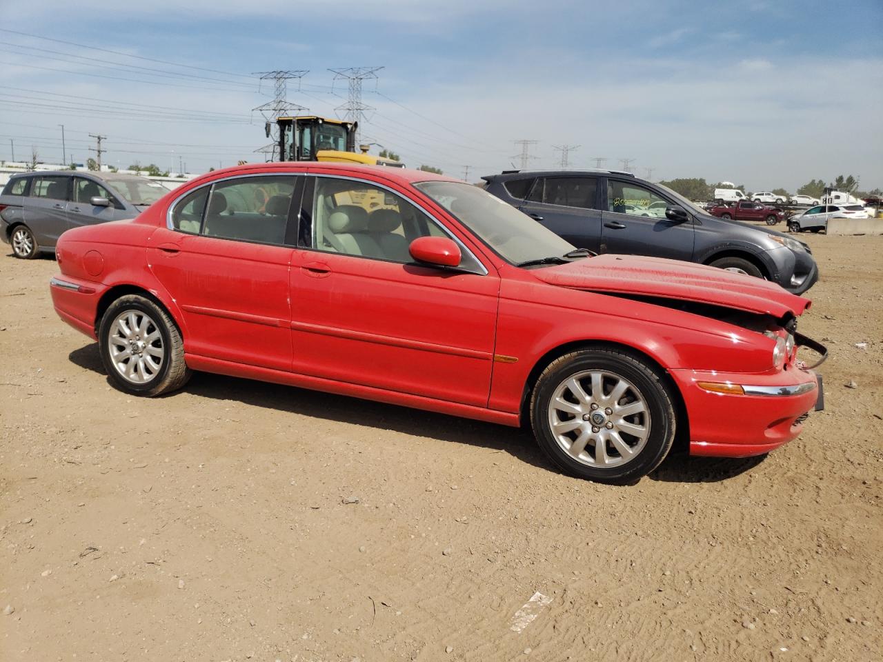 2002 Jaguar X-type 2.5 Red vin: SAJEA51D52XC67019