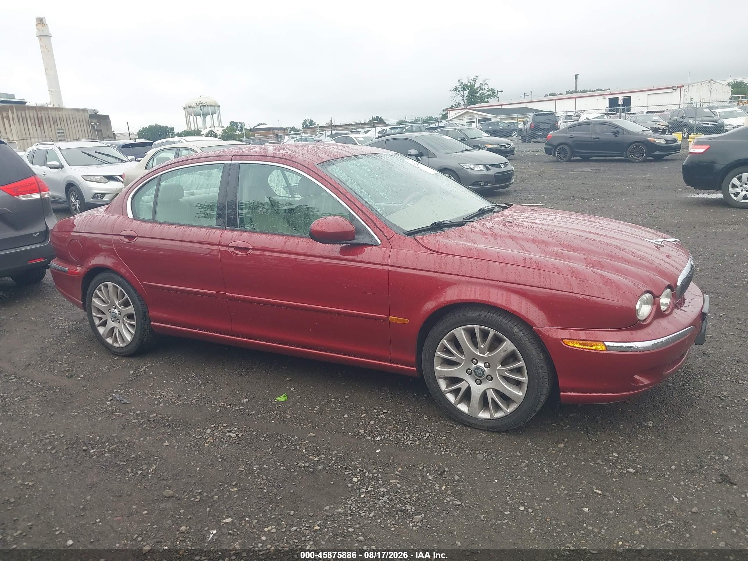 2003 Jaguar X-type 2.5 Red vin: SAJEA51D53XD10694