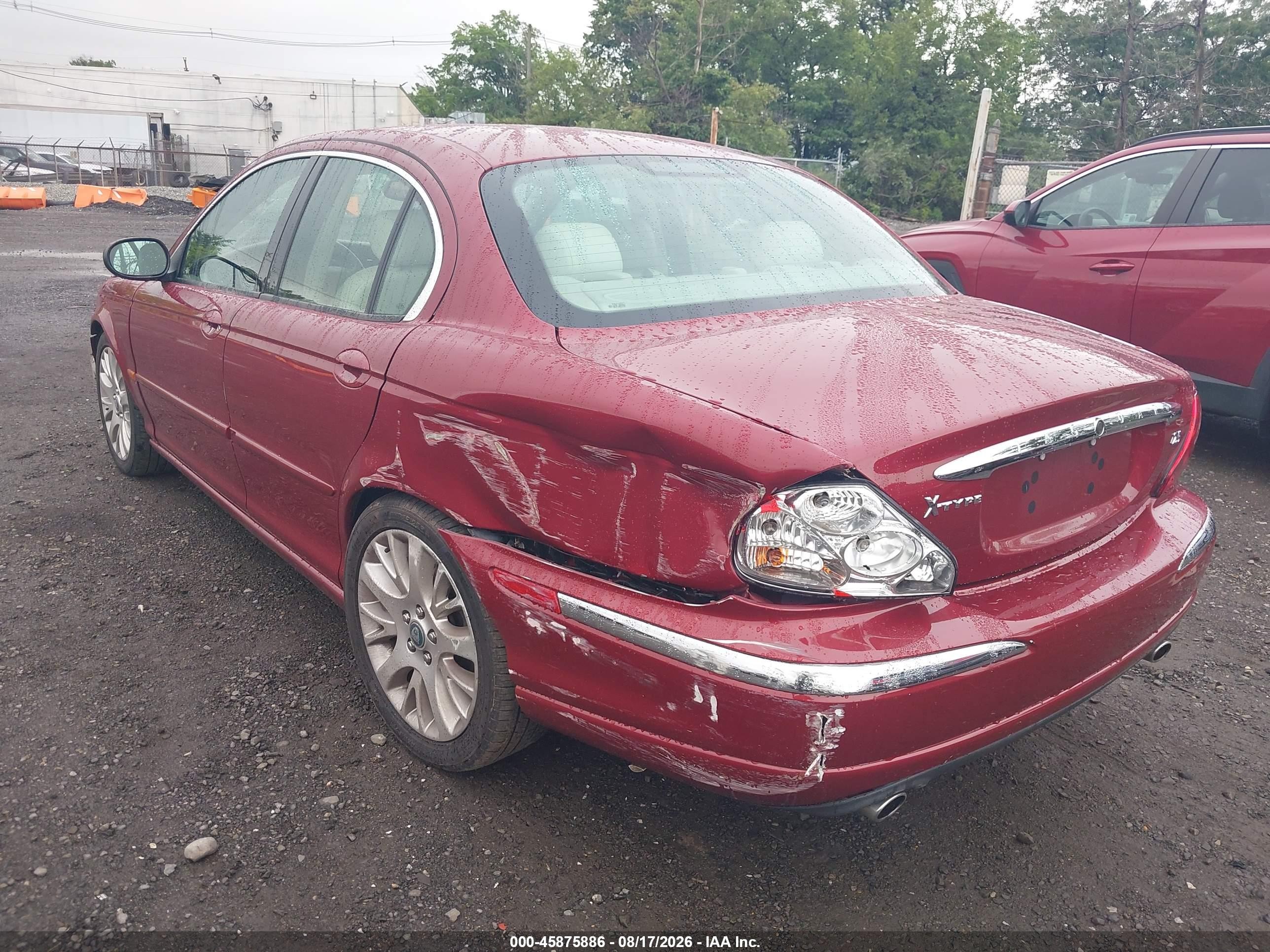 2003 Jaguar X-type 2.5 Red vin: SAJEA51D53XD10694