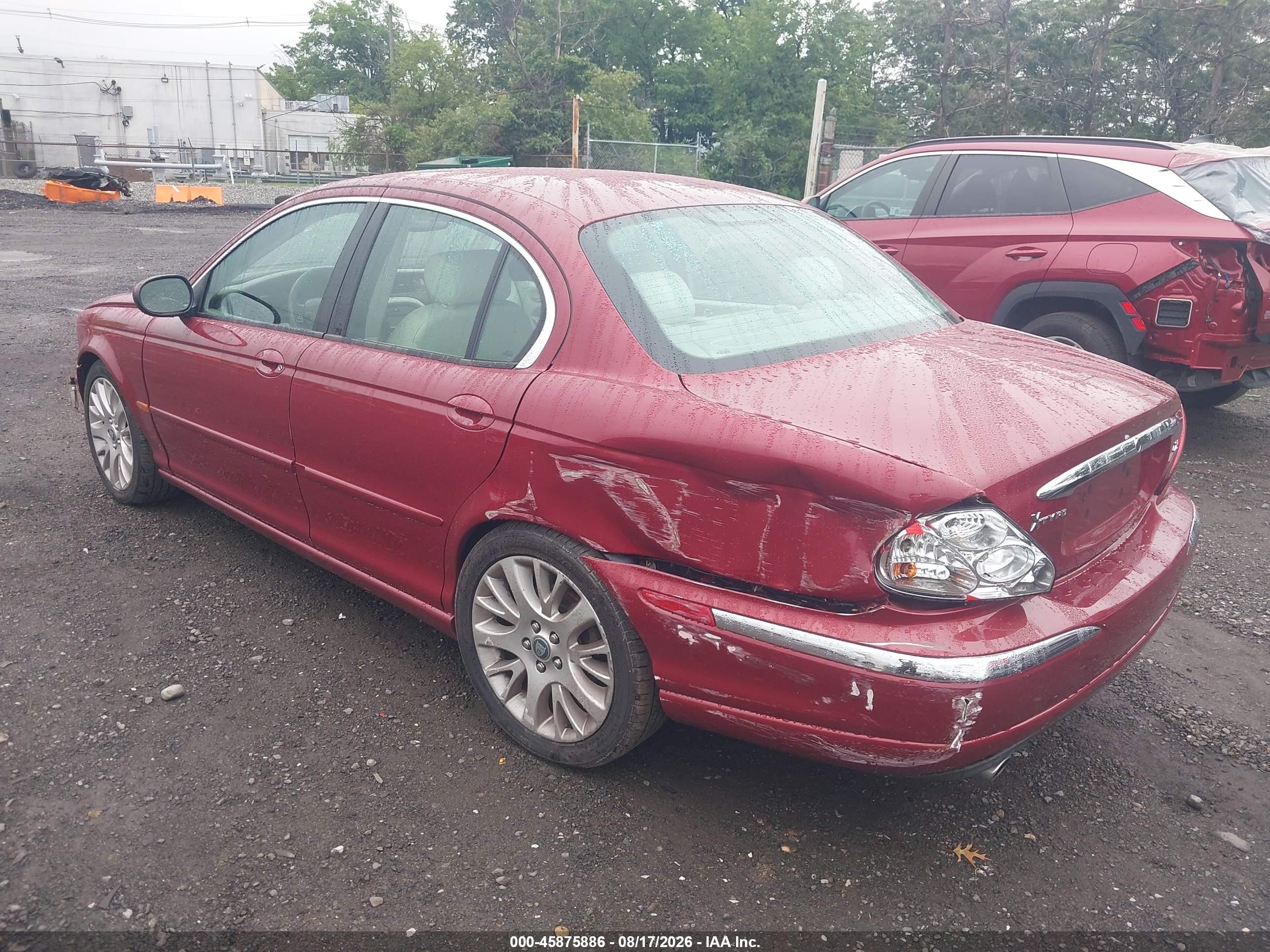 2003 Jaguar X-type 2.5 Red vin: SAJEA51D53XD10694