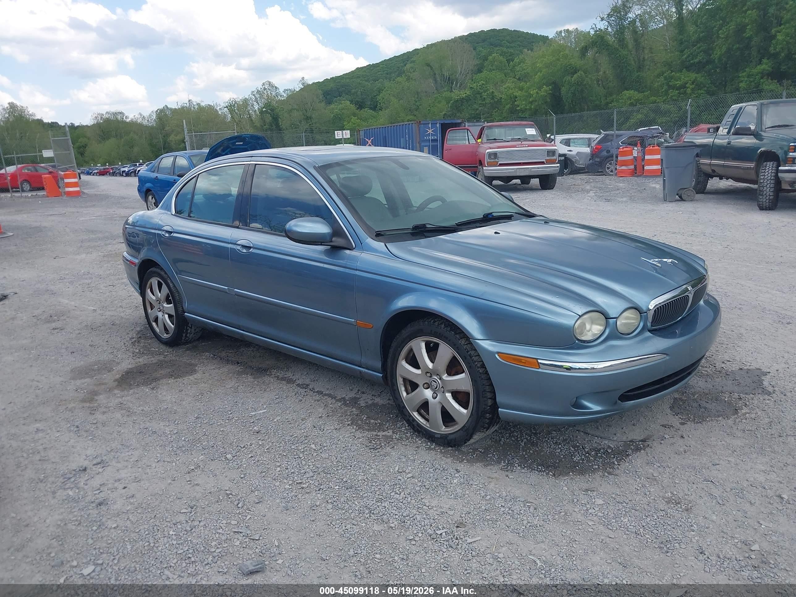 2003 Jaguar X-type 2.5 Blue vin: SAJEA51D63XD43638
