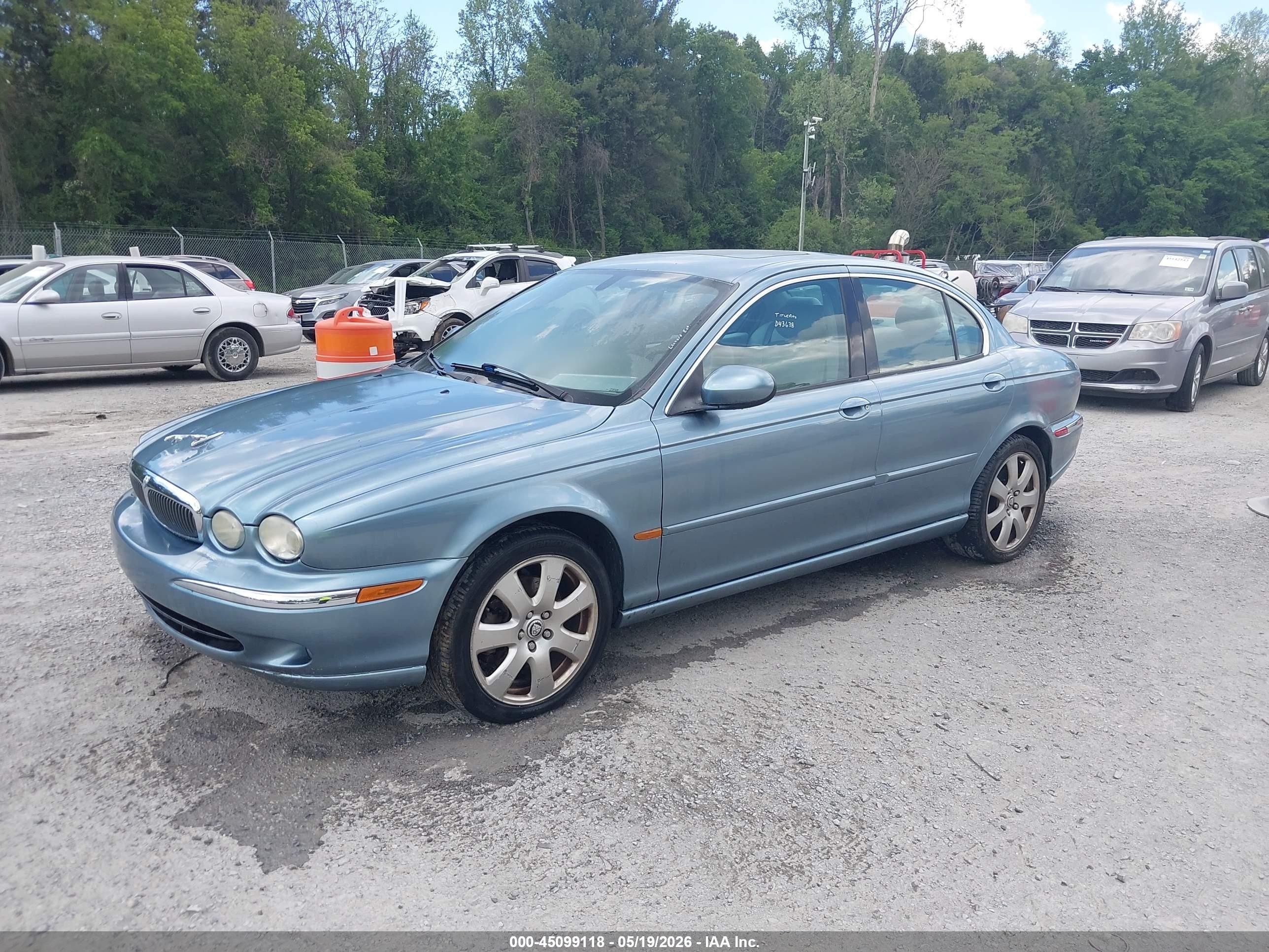 2003 Jaguar X-type 2.5 Blue vin: SAJEA51D63XD43638