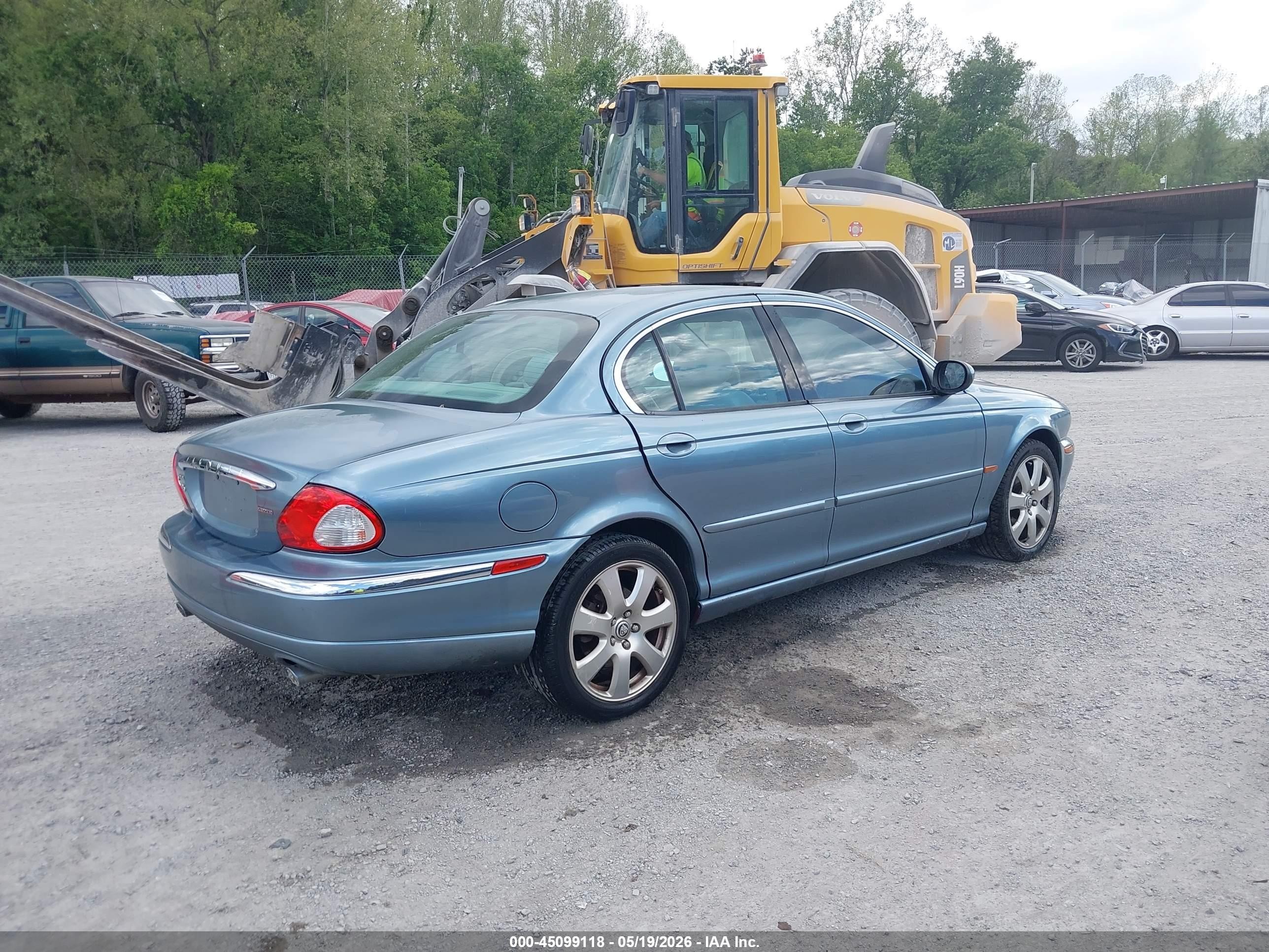 2003 Jaguar X-type 2.5 Blue vin: SAJEA51D63XD43638