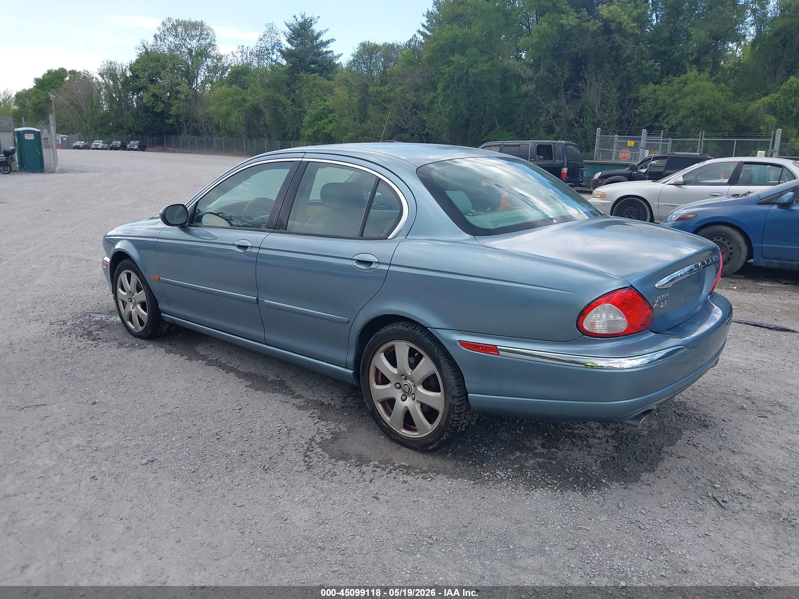 2003 Jaguar X-type 2.5 Blue vin: SAJEA51D63XD43638