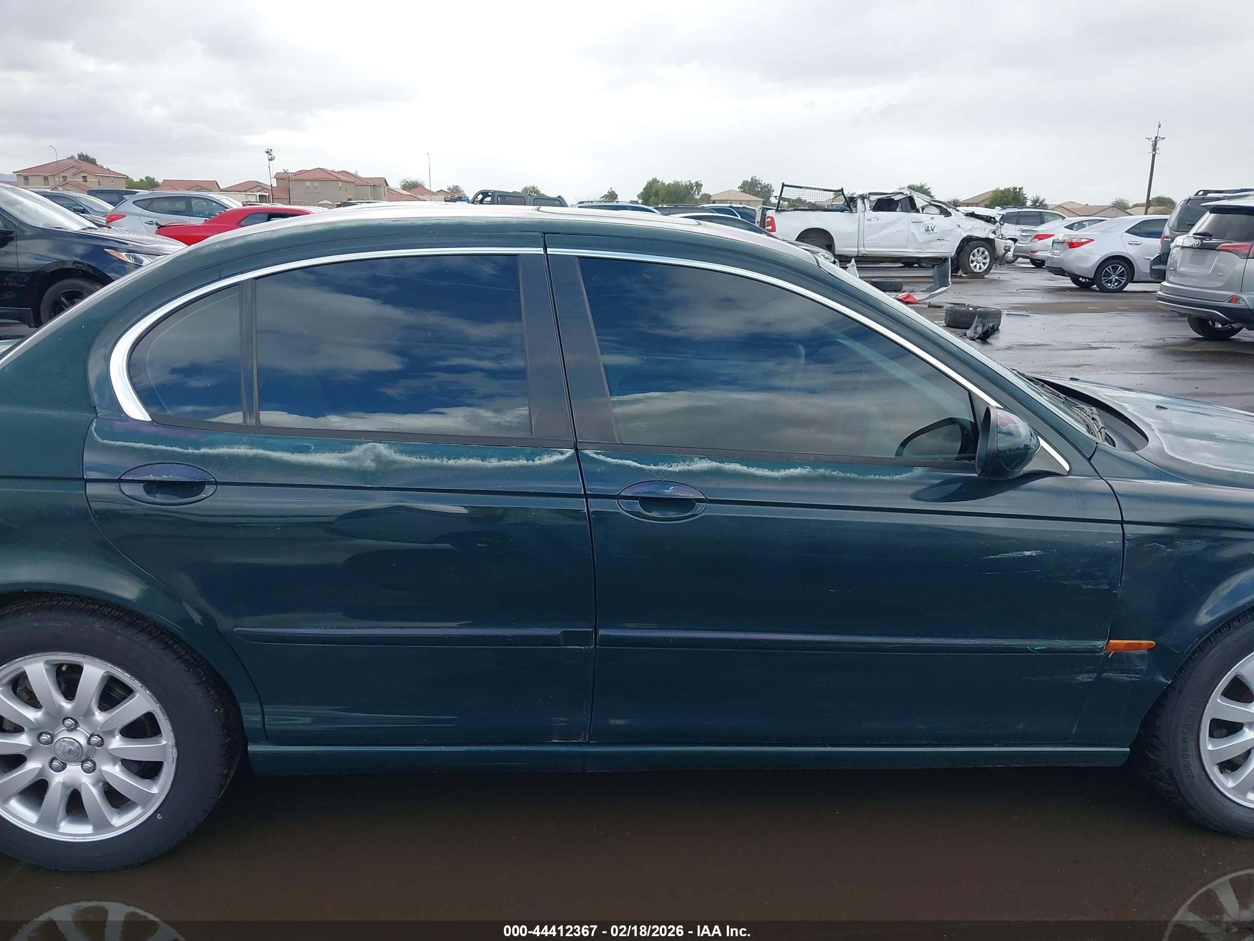 2002 Jaguar X-type 2.5l Green vin: SAJEA51D72XC31297