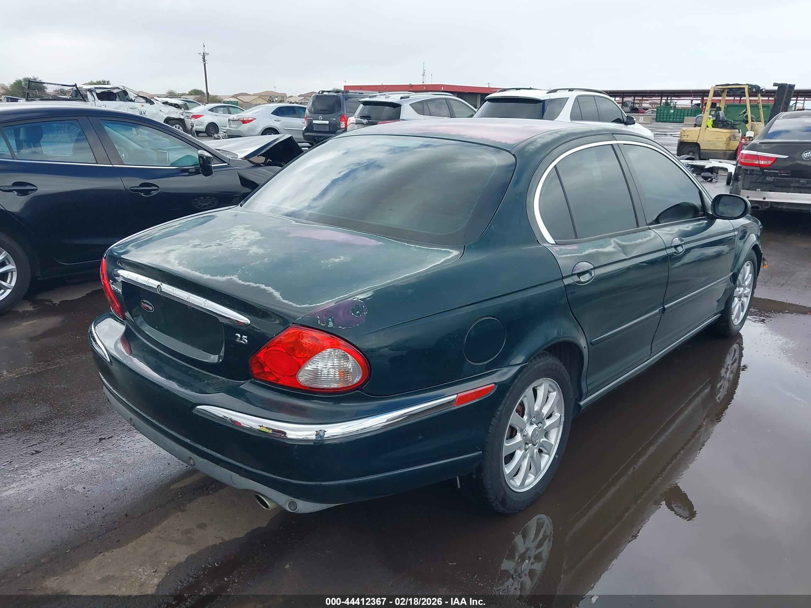 2002 Jaguar X-type 2.5l Green vin: SAJEA51D72XC31297