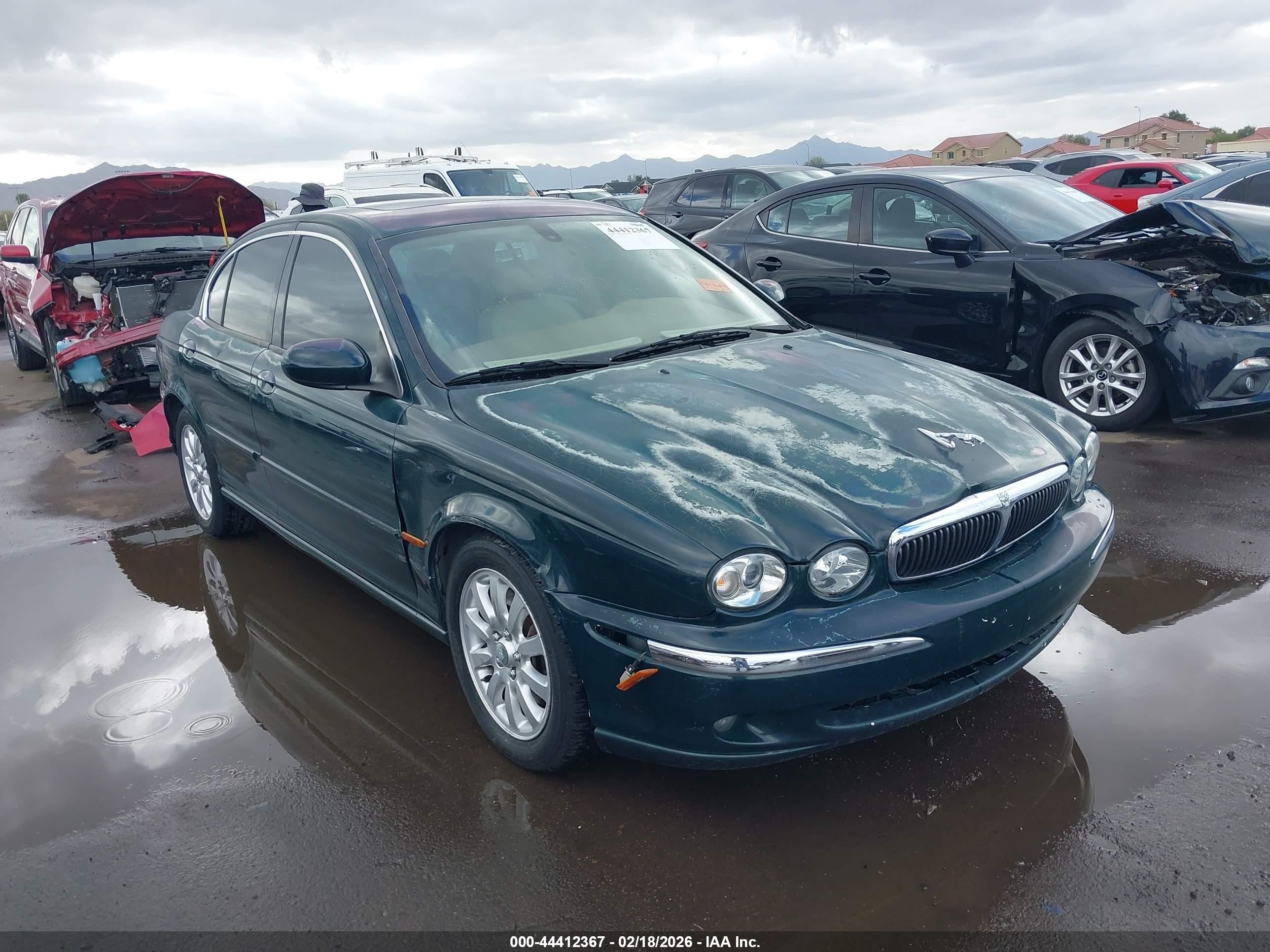 2002 Jaguar X-type 2.5l Green vin: SAJEA51D72XC31297