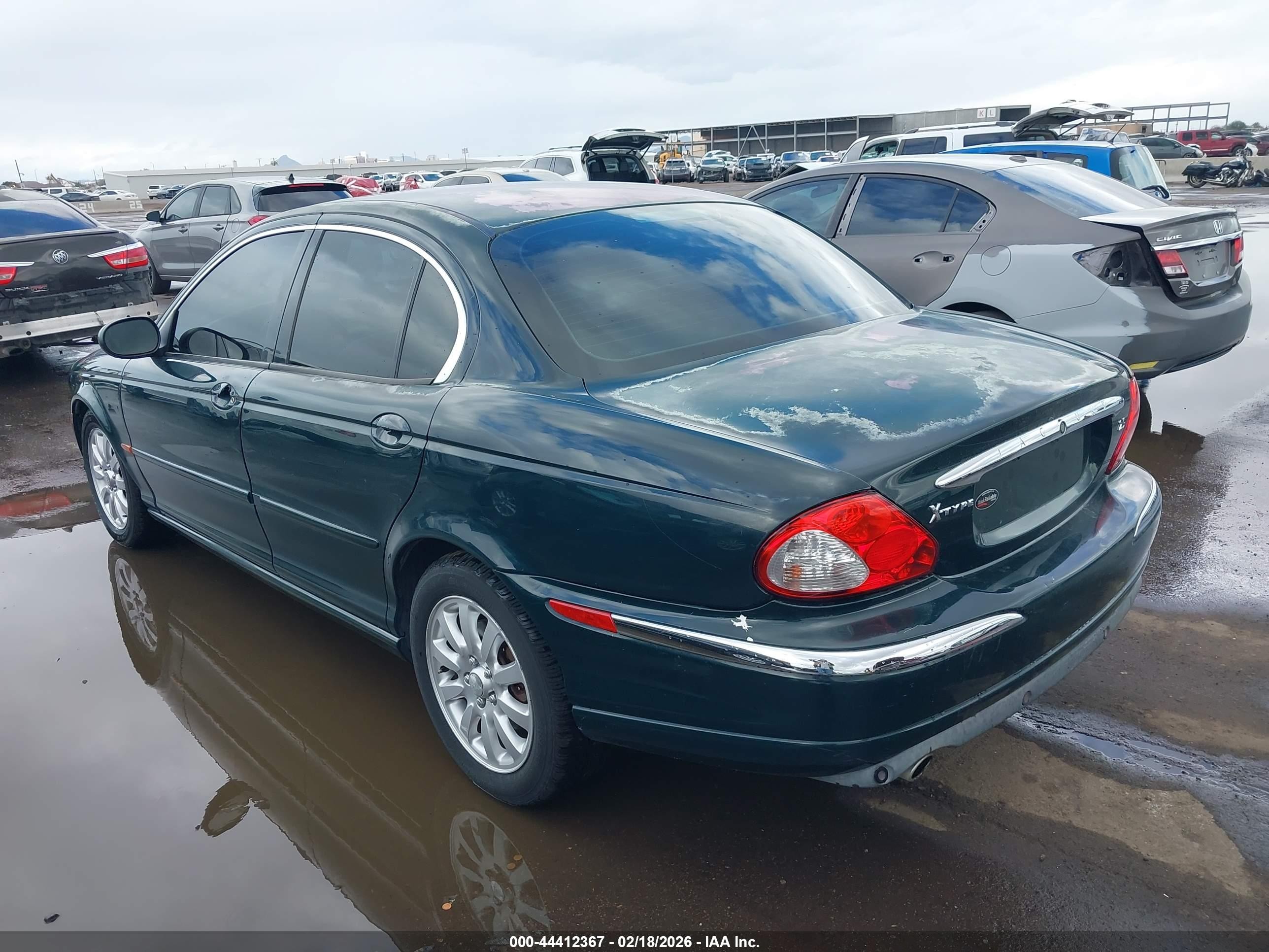 2002 Jaguar X-type 2.5l Green vin: SAJEA51D72XC31297
