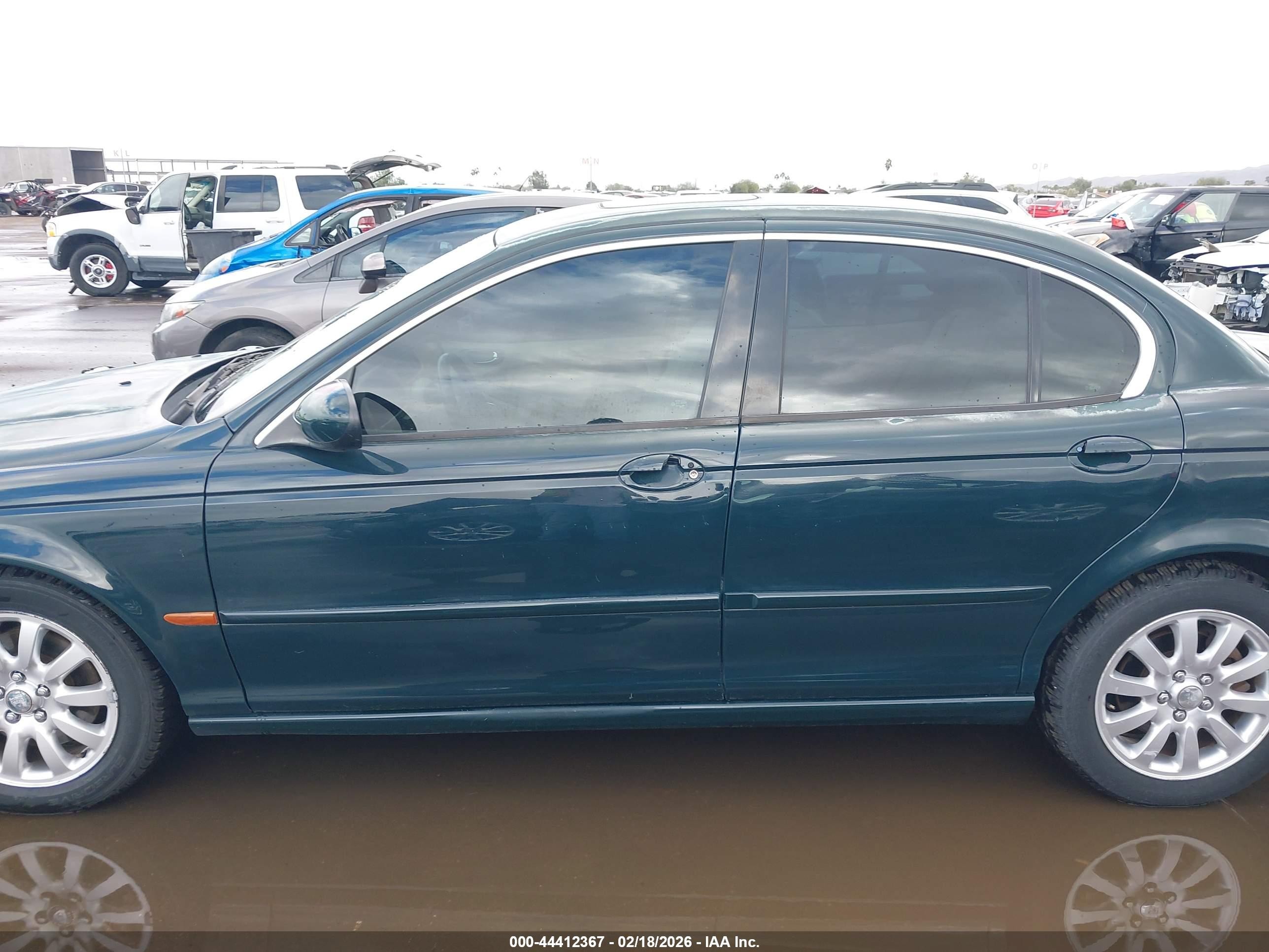 2002 Jaguar X-type 2.5l Green vin: SAJEA51D72XC31297