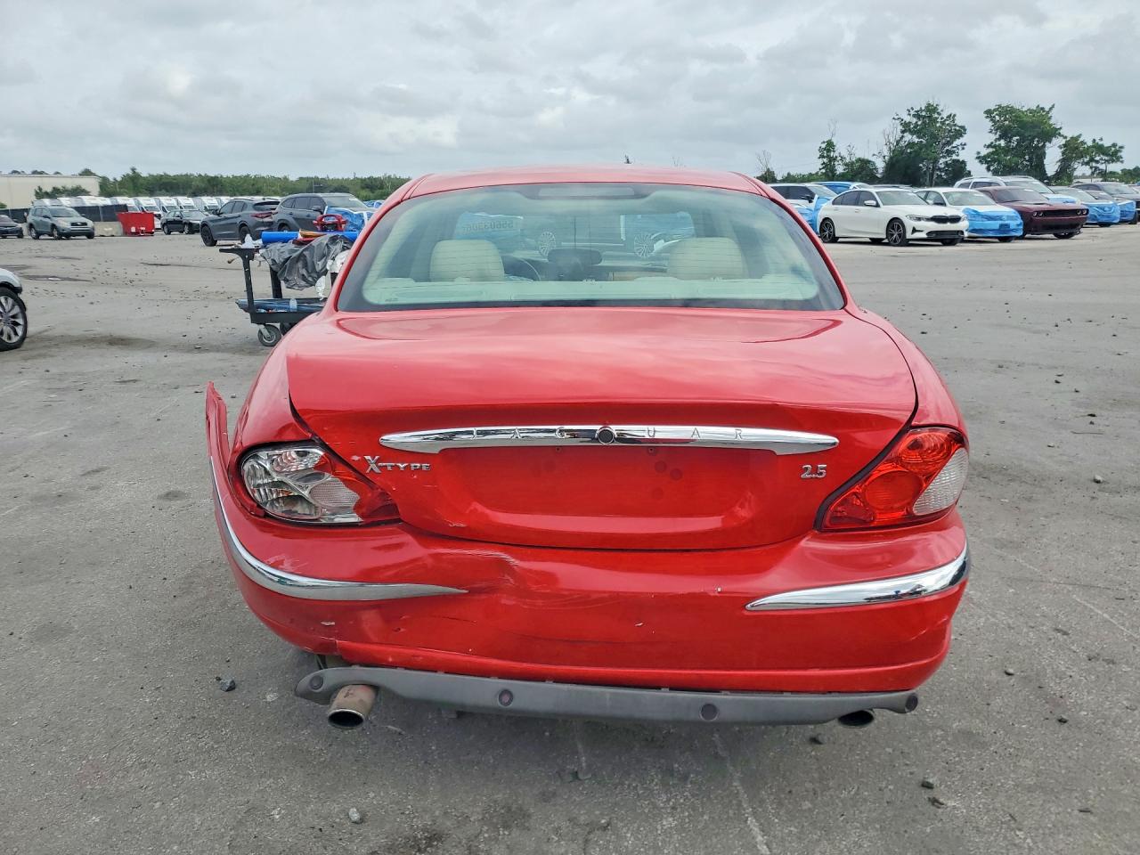 2003 Jaguar X-type 2.5 Красный vin: SAJEA51D83XC92739