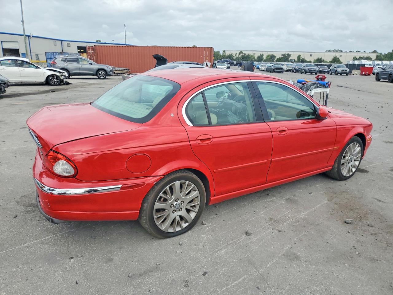 2003 Jaguar X-type 2.5 Красный vin: SAJEA51D83XC92739