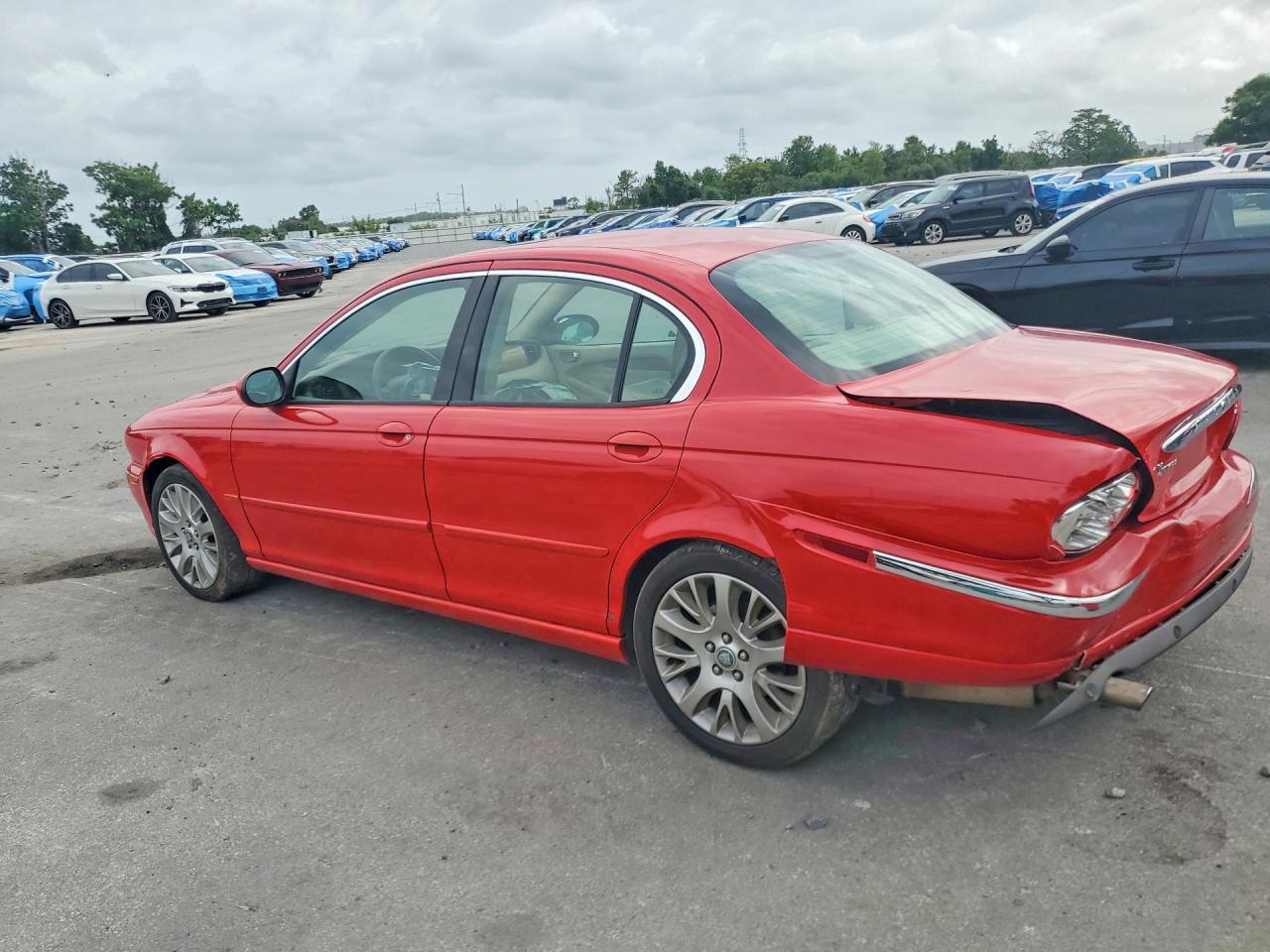 2003 Jaguar X-type 2.5 Красный vin: SAJEA51D83XC92739