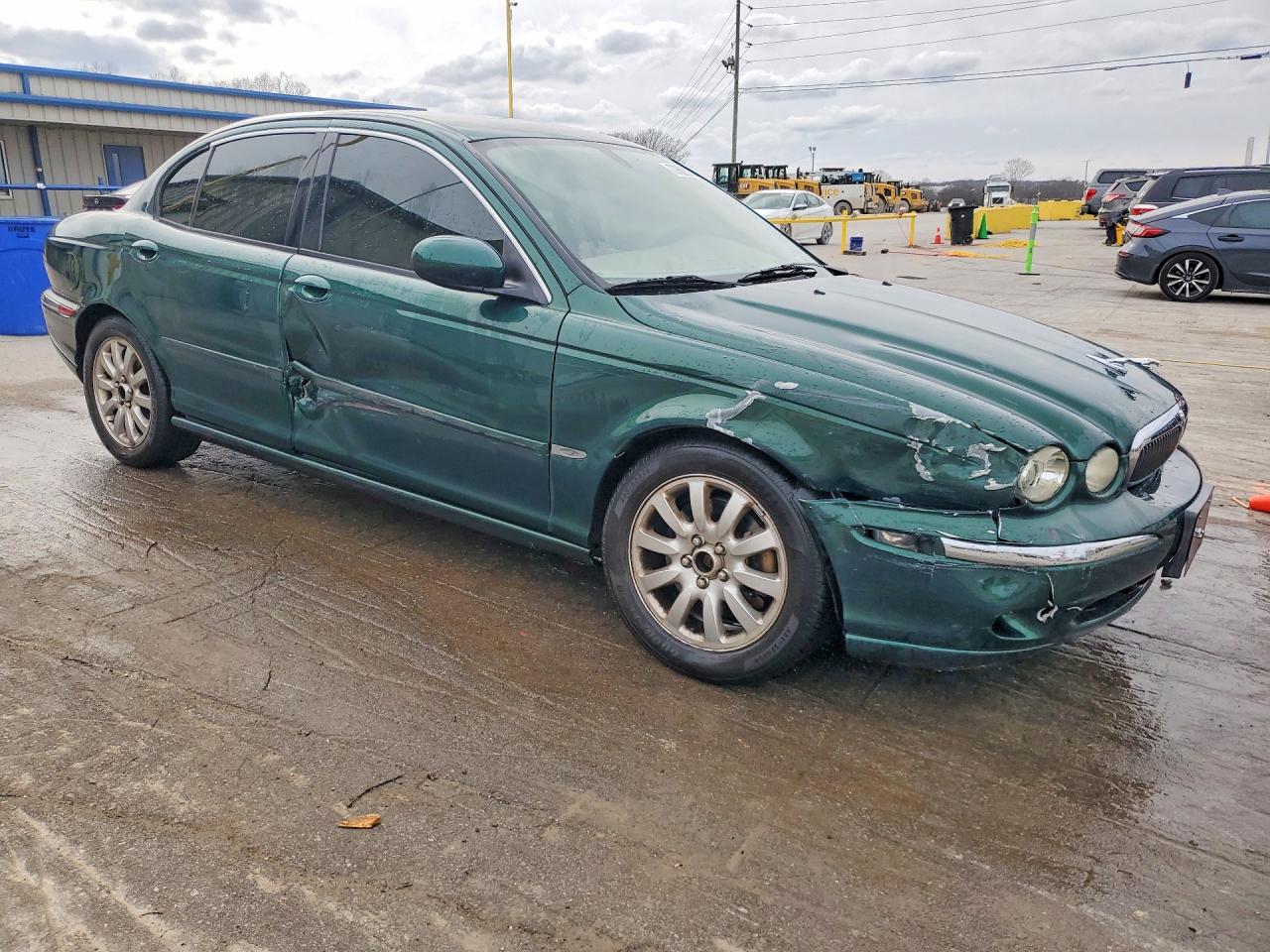 2003 Jaguar X-type 2.5 Green vin: SAJEA51D83XD41065