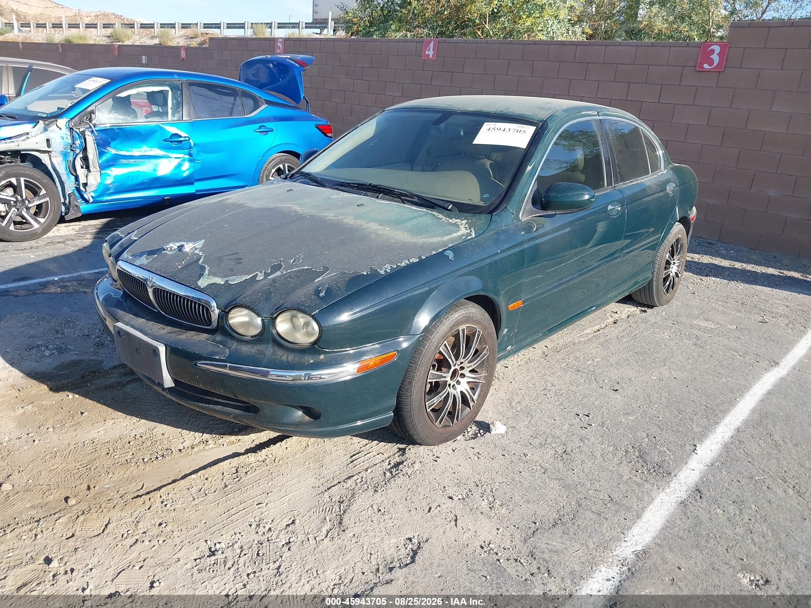 2003 Jaguar X-type 2.5 Green vin: SAJEA51D83XD49781