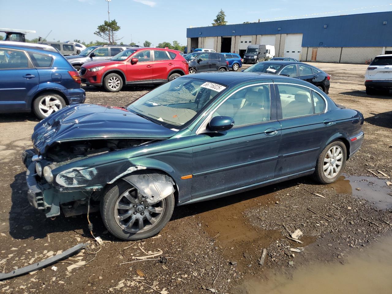 2002 Jaguar X-type 2.5 Green vin: SAJEA51D92XC59070