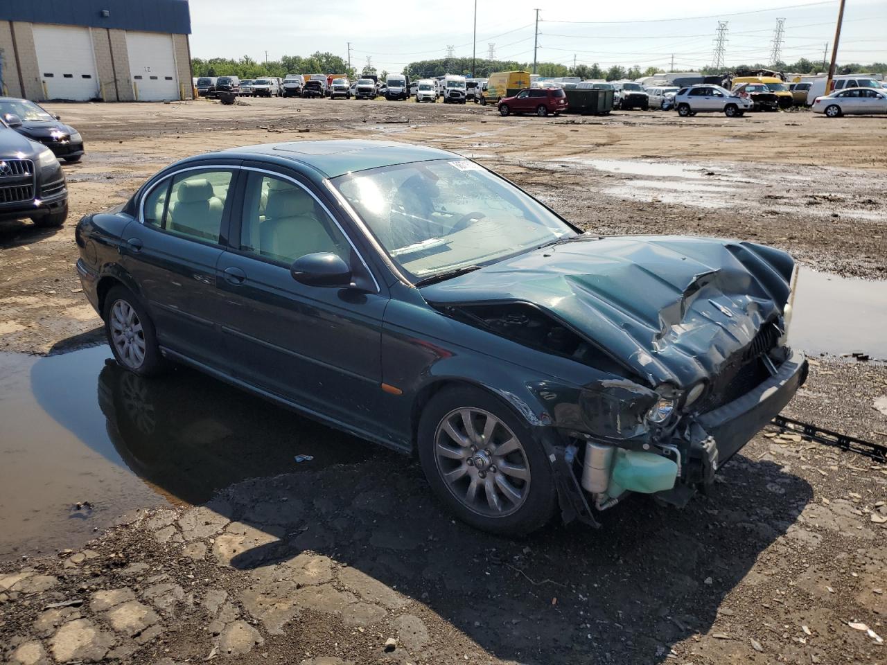 2002 Jaguar X-type 2.5 Green vin: SAJEA51D92XC59070