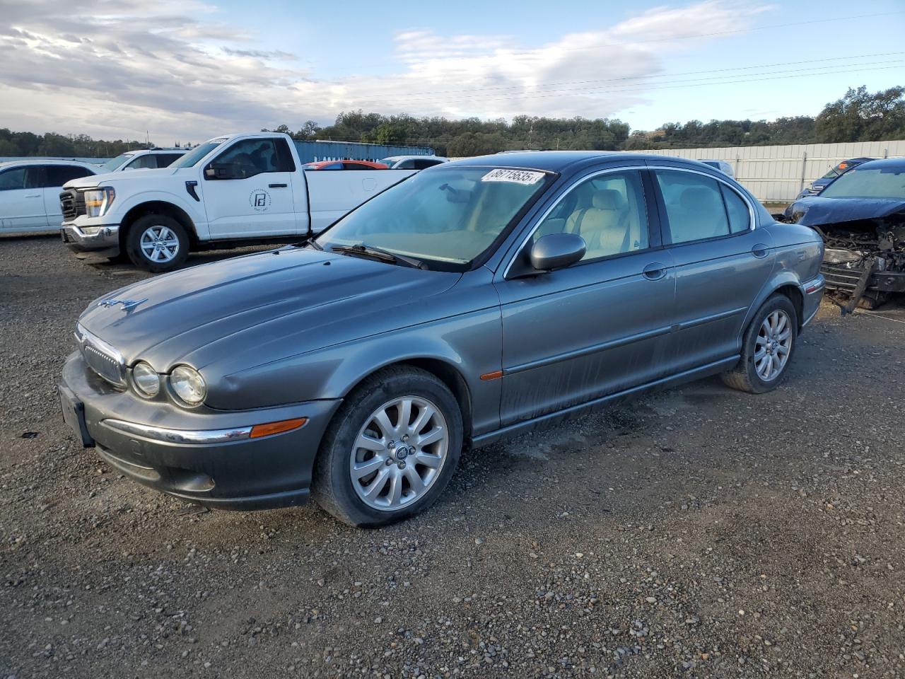 2002 Jaguar X-type 2.5 Gray vin: SAJEA51DX2XC80042