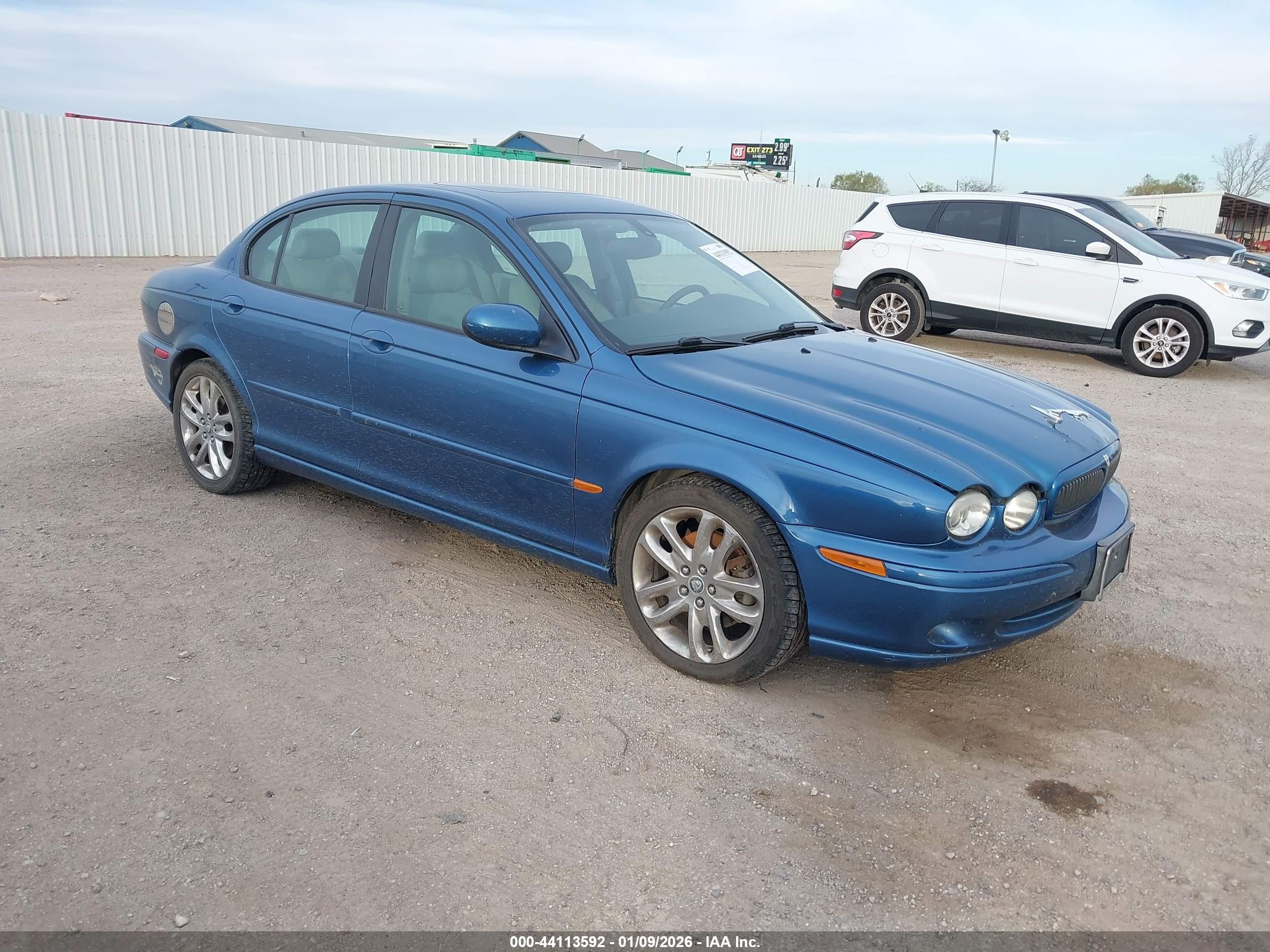 2002 Jaguar X-type 3.0l Blue vin: SAJEA53C62WC17207