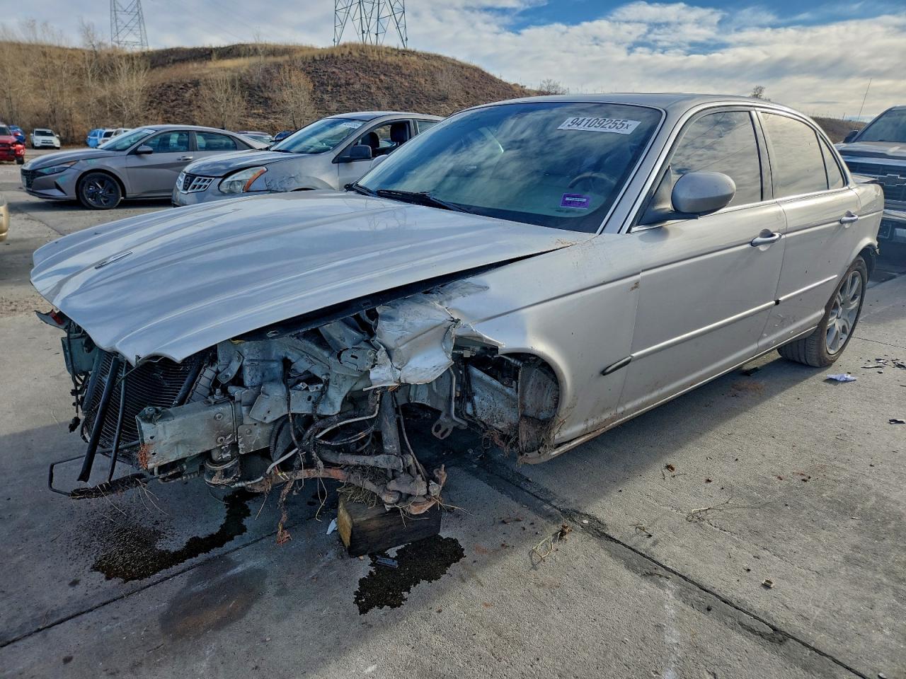 2004 Jaguar Xj8 Silver vin: SAJEA71C34SG02023
