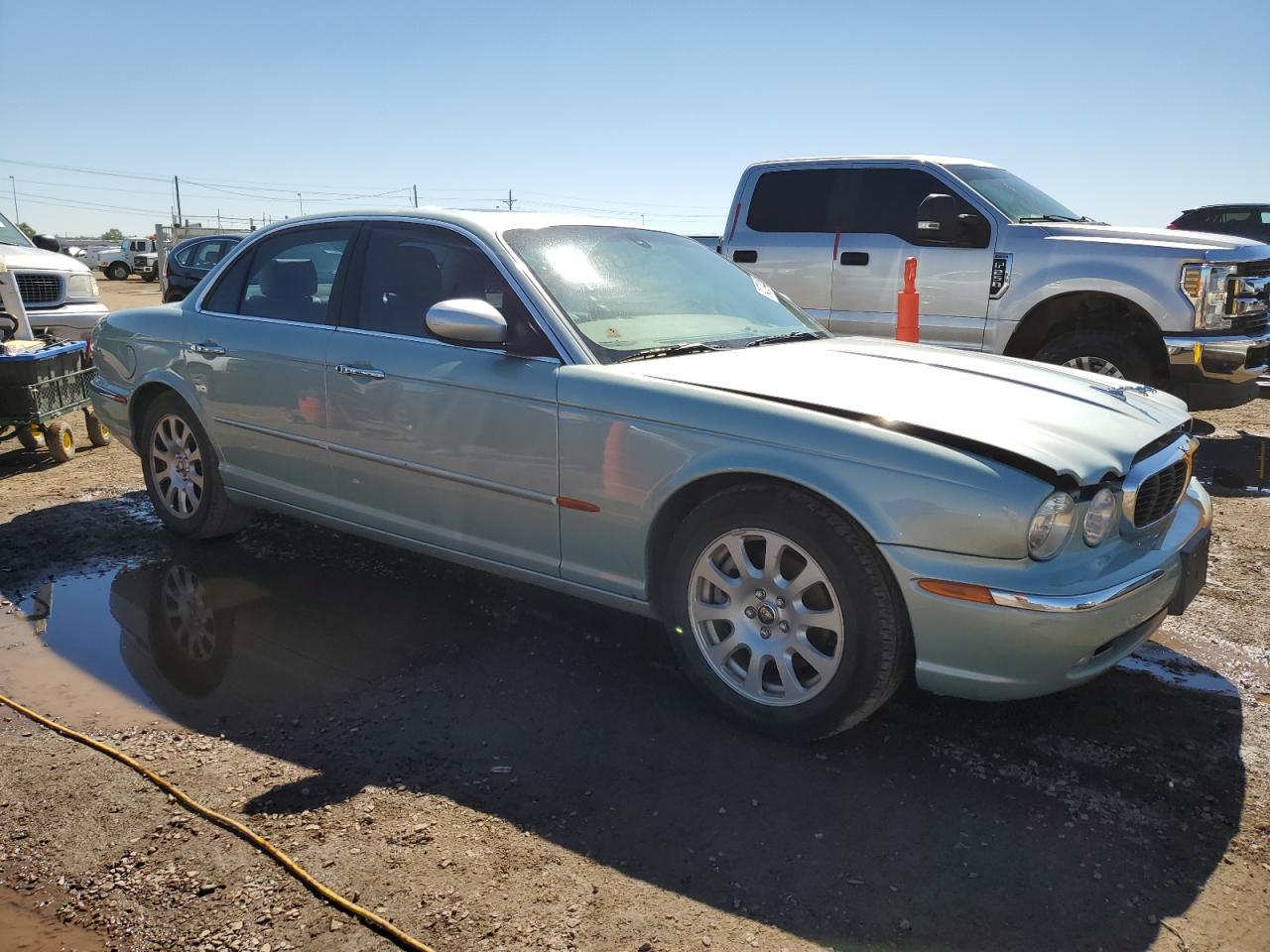 2004 Jaguar Xj8 Серебряный vin: SAJEA71CX4SG08501