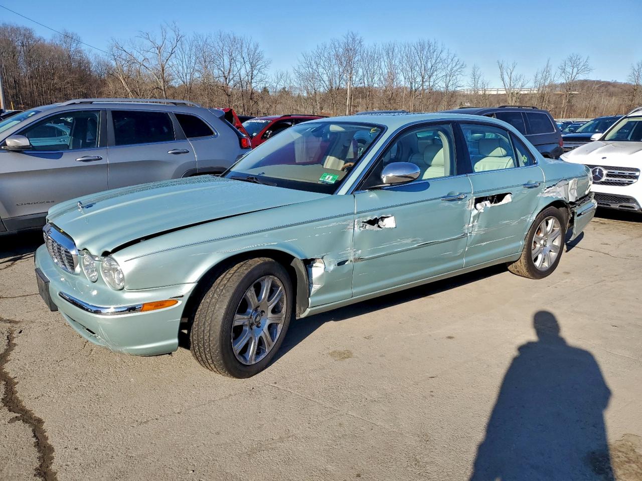 2004 Jaguar Vandenplas Turquoise vin: SAJEA74C84SG11876