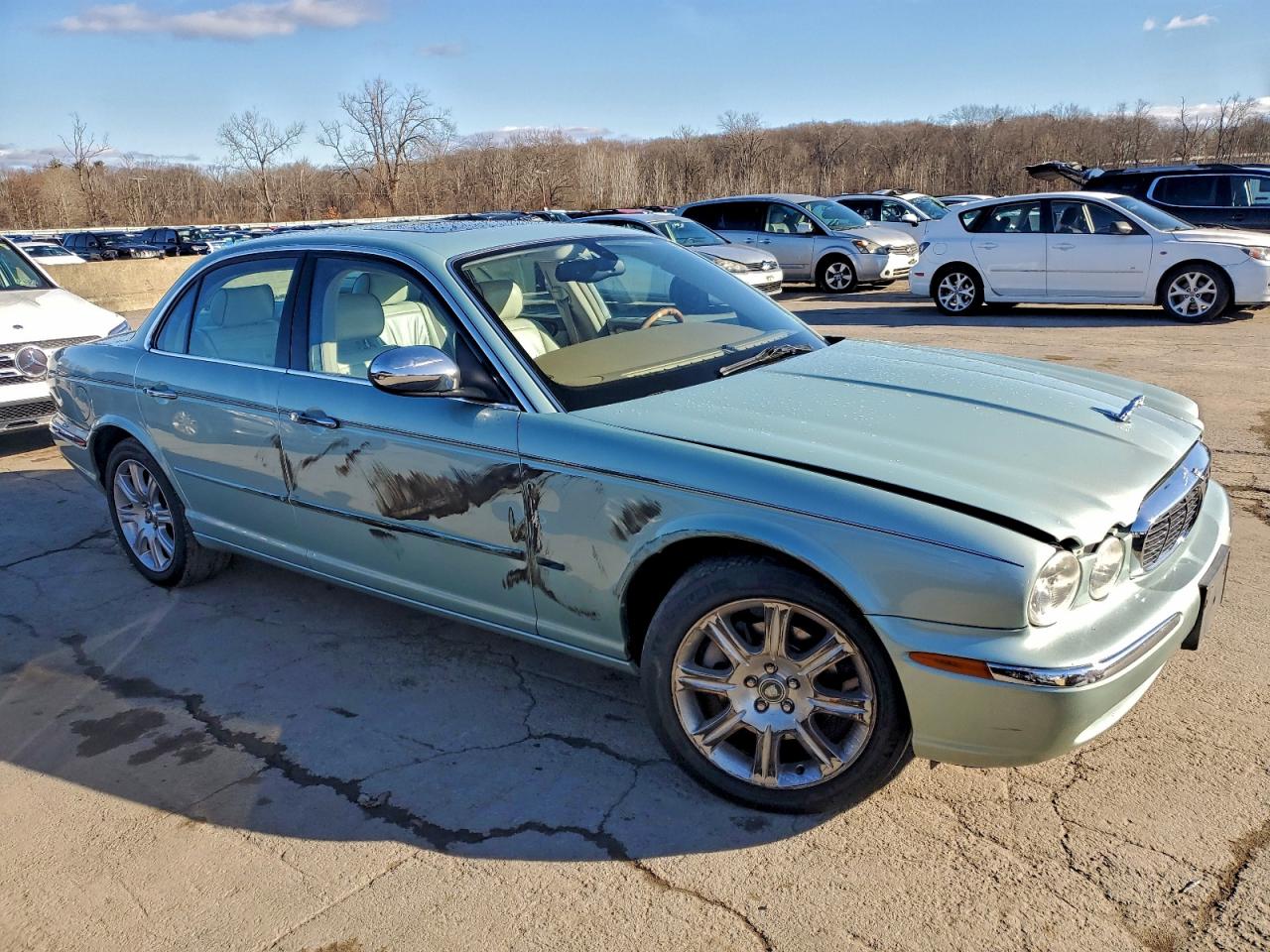 2004 Jaguar Vandenplas Turquoise vin: SAJEA74C84SG11876