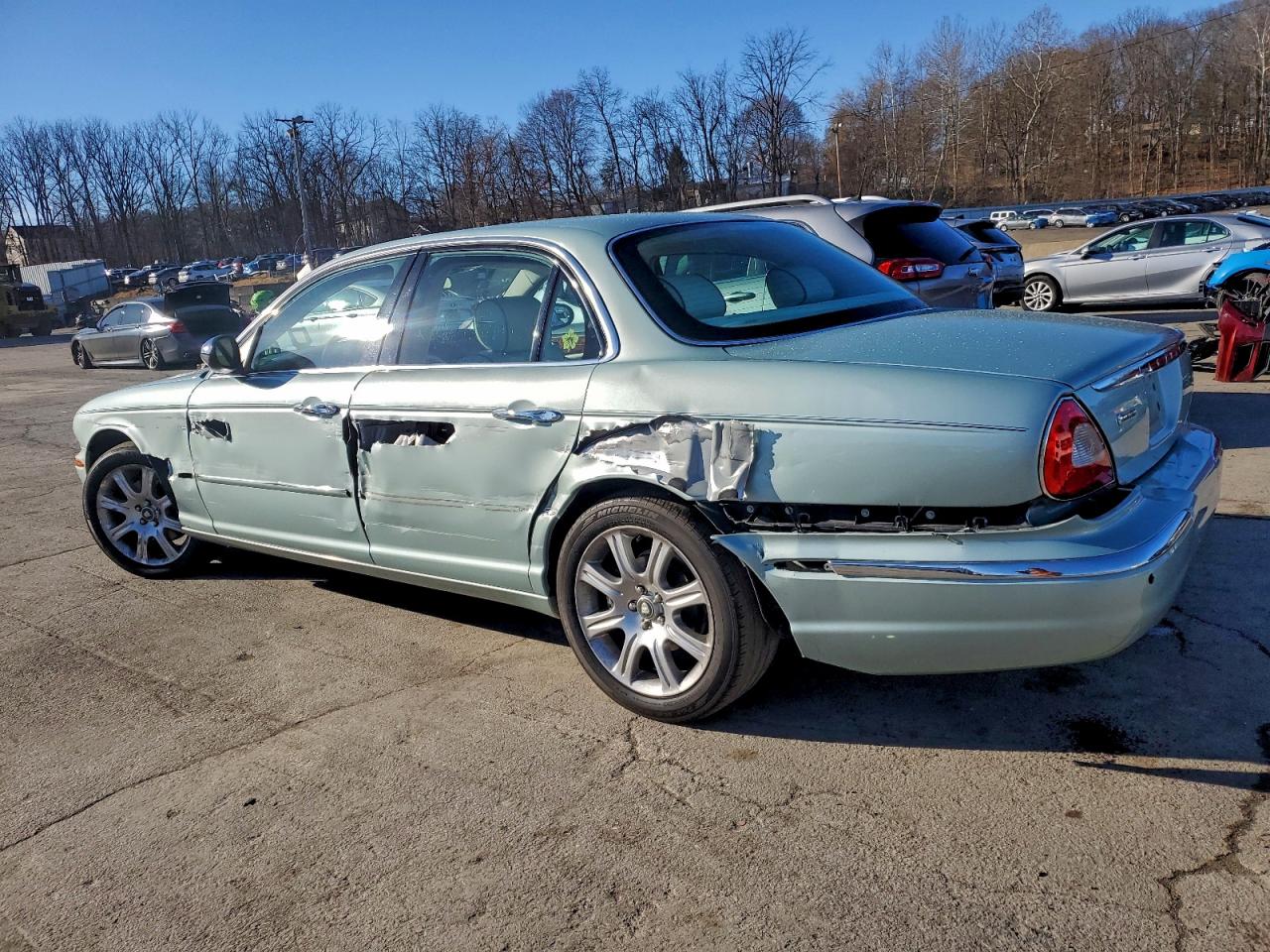 2004 Jaguar Vandenplas Turquoise vin: SAJEA74C84SG11876