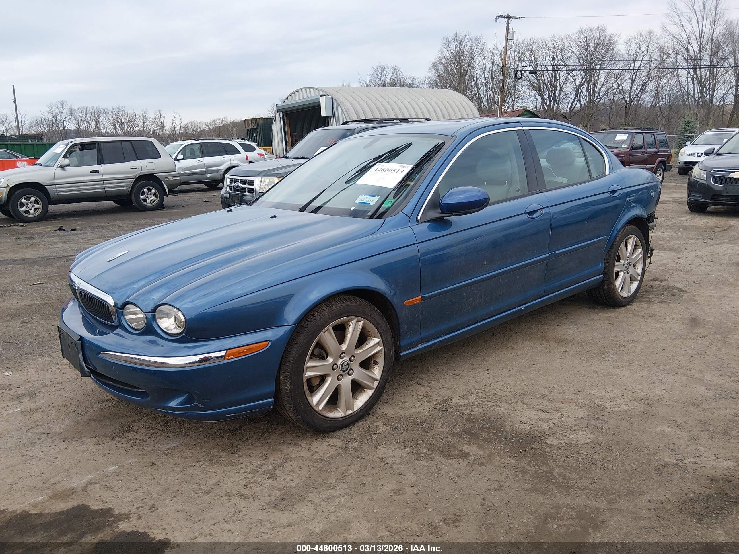 2003 Jaguar X-type 3.0 Синий vin: SAJEB51C73WD07032