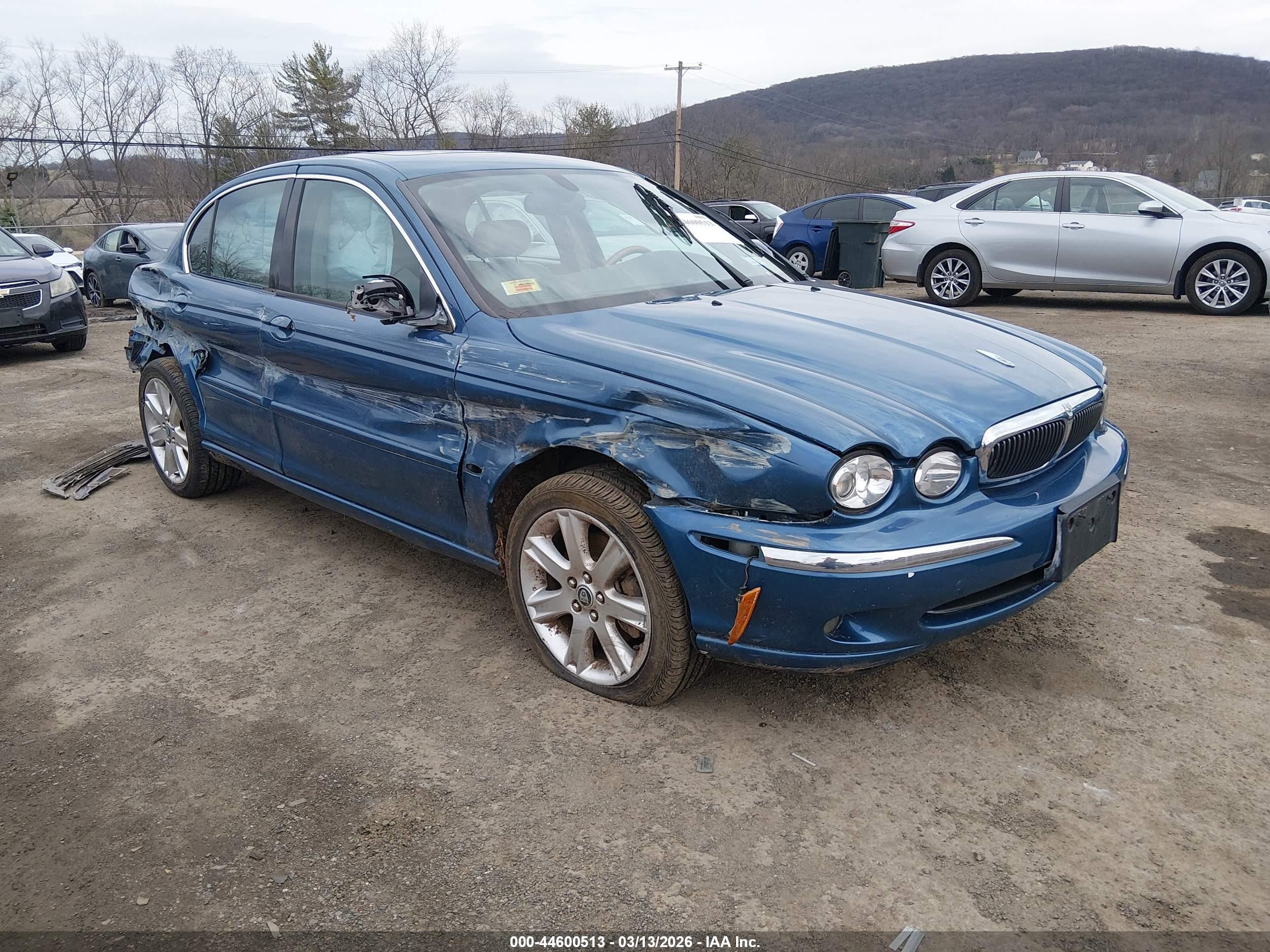 2003 Jaguar X-type 3.0 Blue vin: SAJEB51C73WD07032